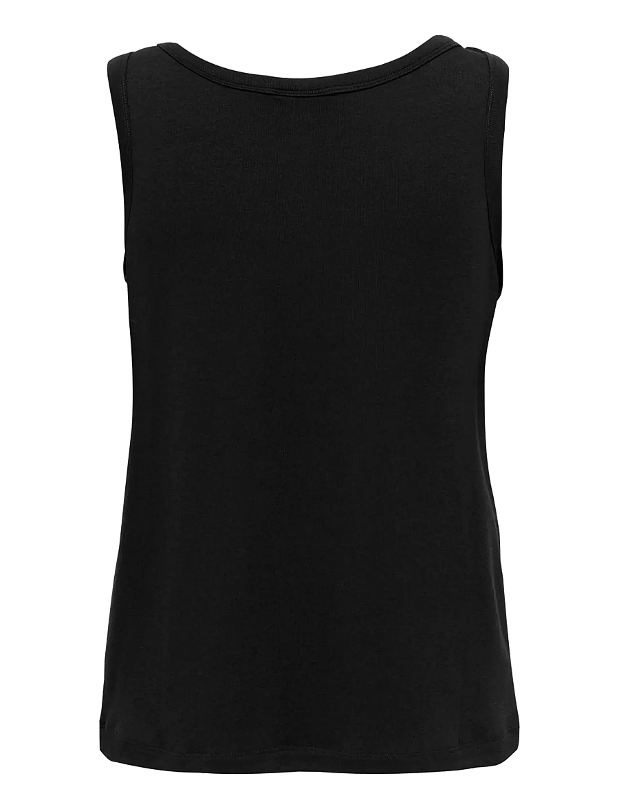 JDY - JDYUFFA S/L TOP JRS NOOS - tanktops - black - 2