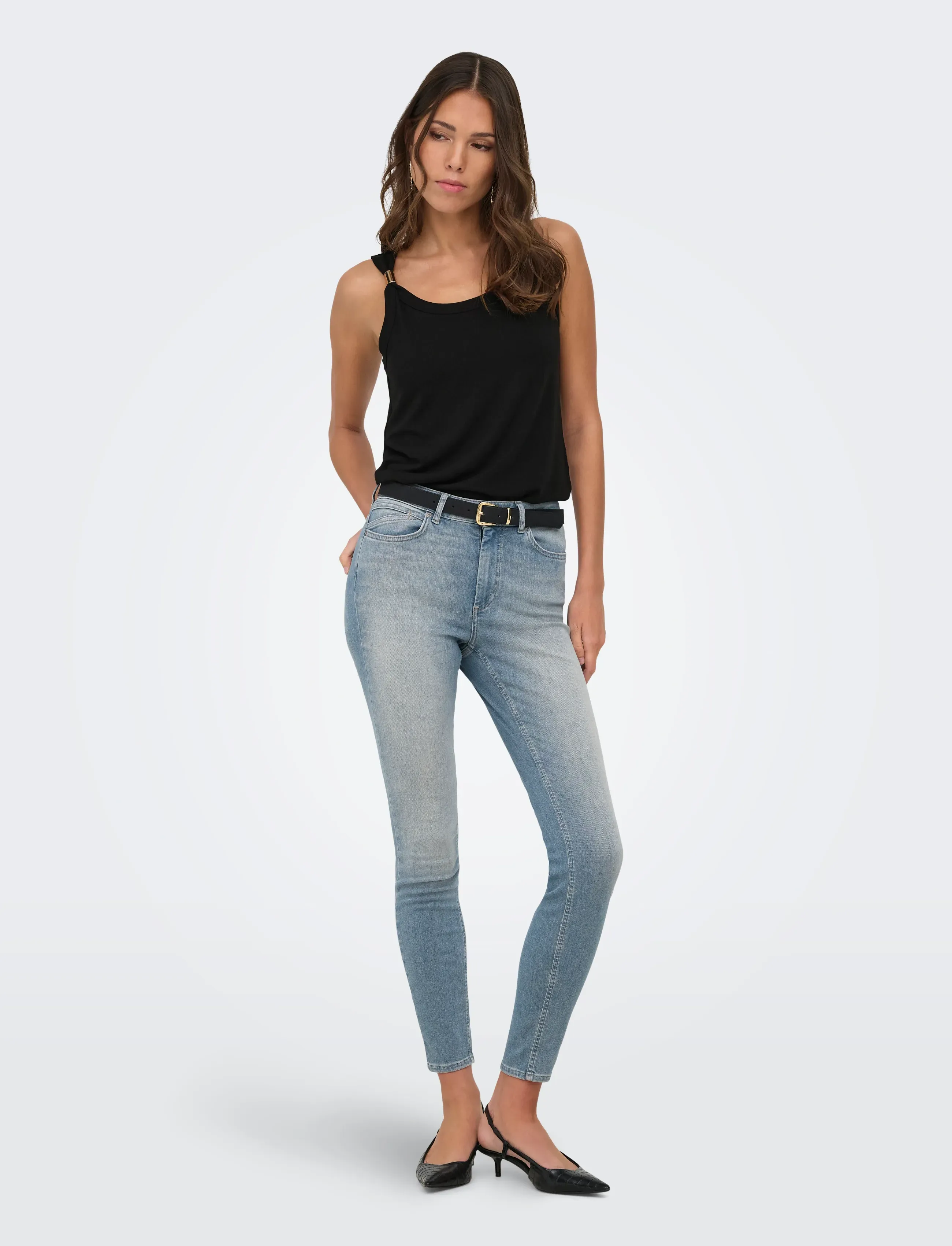 JDY - JDYUFFA S/L TOP JRS NOOS - tanktops - black - 4