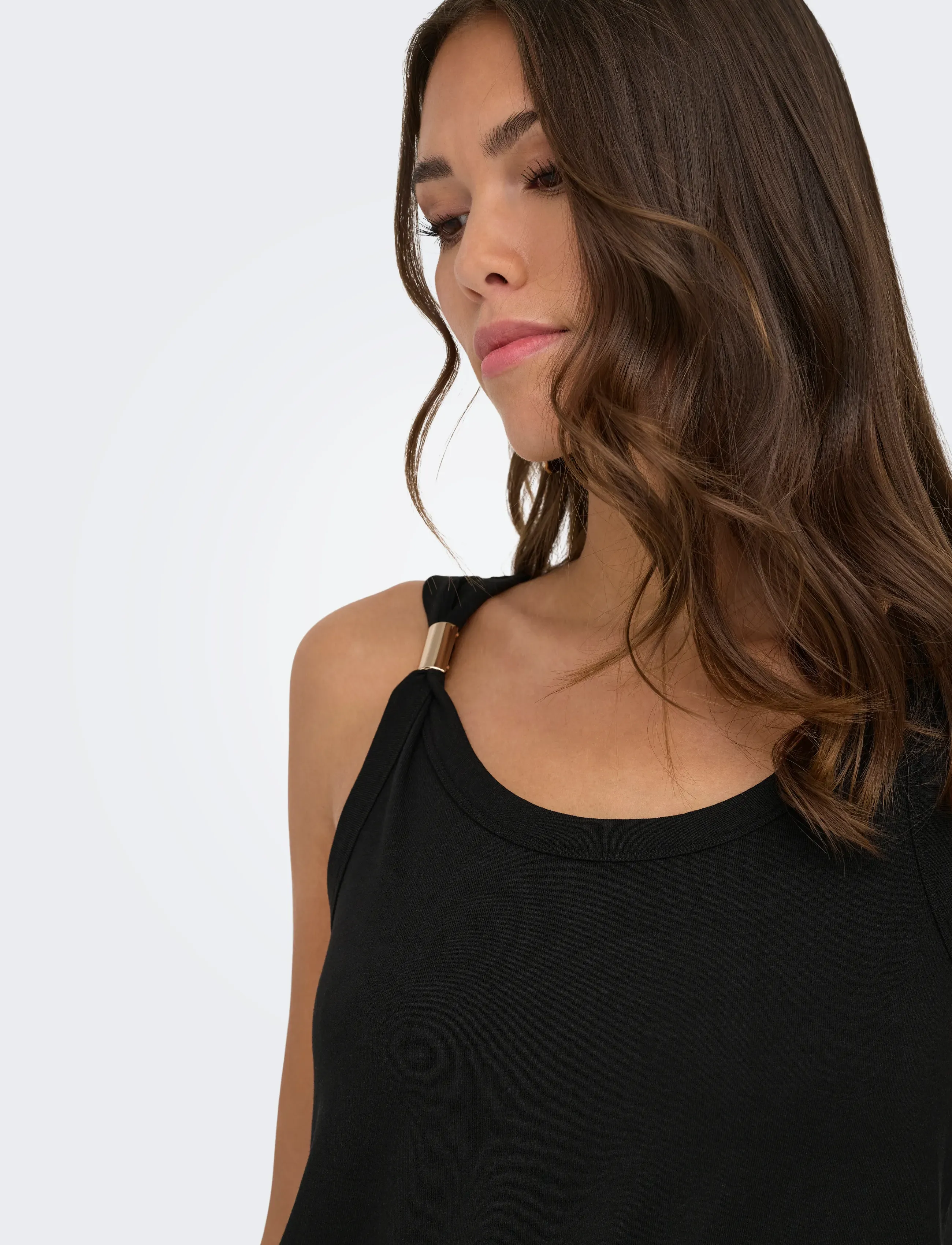 JDY - JDYUFFA S/L TOP JRS NOOS - tanktops - black - 5