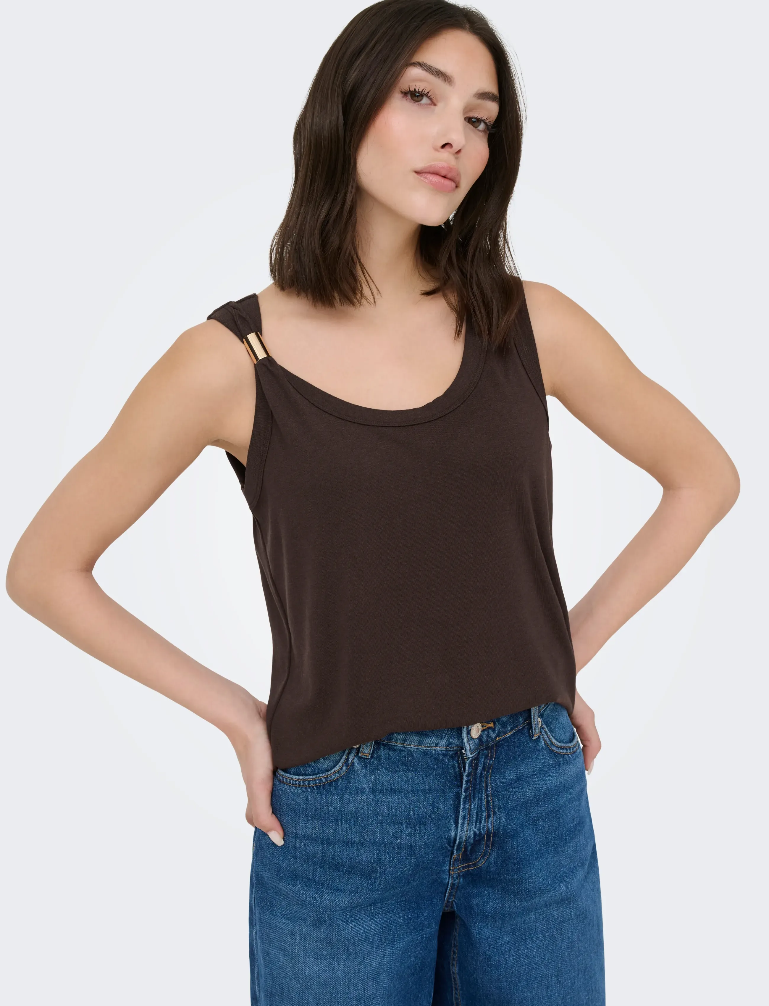 JDY Jdyuffa S/L Top Jrs Noos linnen dam – bild 6