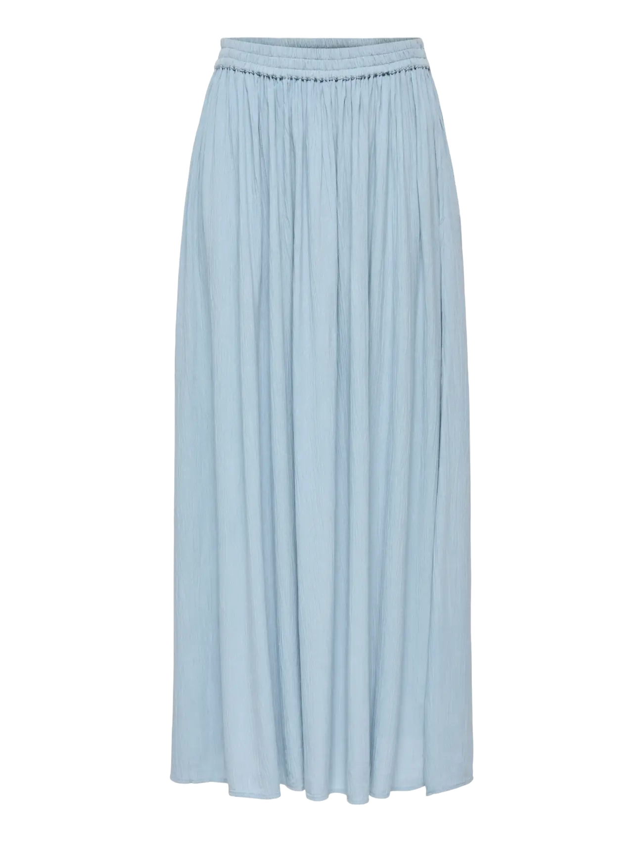 JDY liva Life Hw Midi Skirt Wvn, S, Röcke, Blau - Knee-length & Frauen