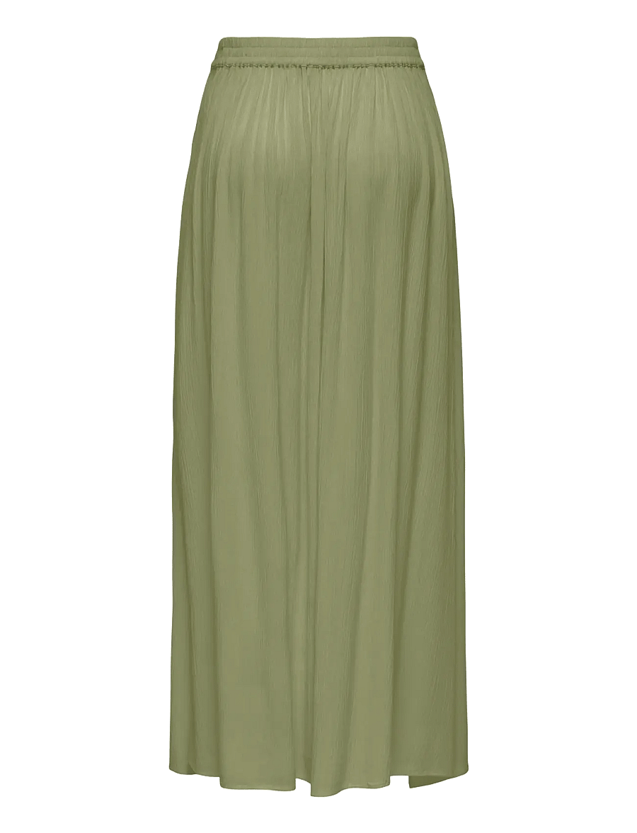 JDY - JDYLIVA LIFE HW MIDI SKIRT WVN - midi nederdele - sage - 1