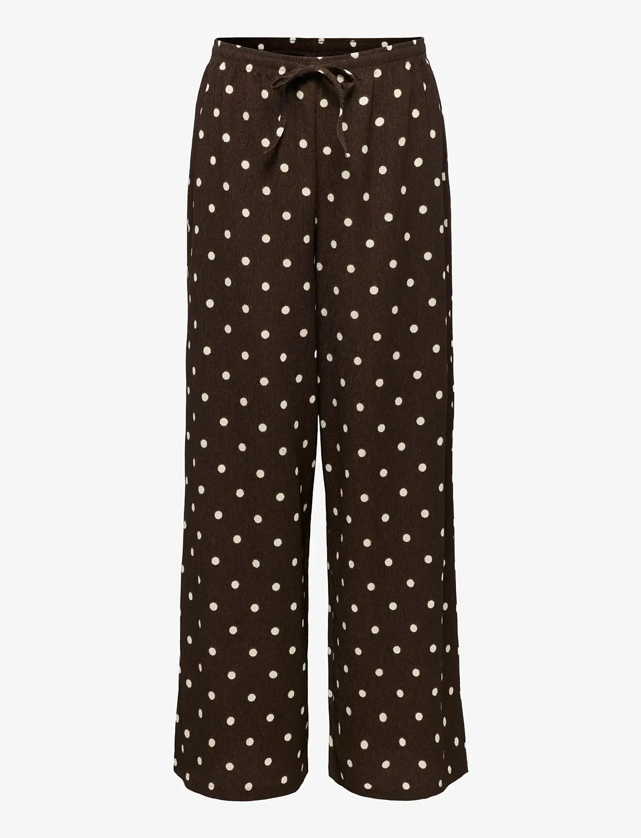 JDY - JDYDEBBIE NEW LOOSE PANT JRS DIA - bukser med brede ben - coffee bean - 1