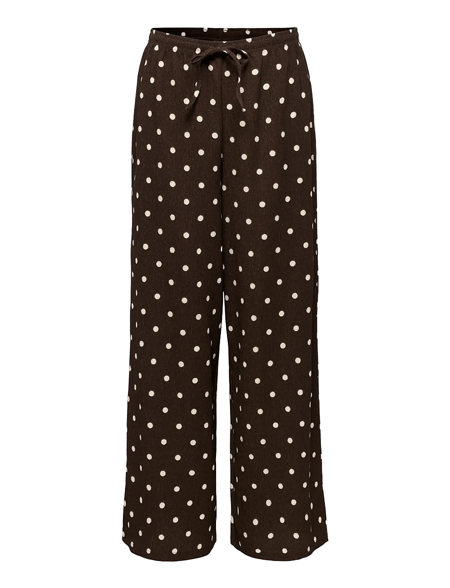 JDY - JDYDEBBIE NEW LOOSE PANT JRS DIA - pantalons larges - coffee bean - 1