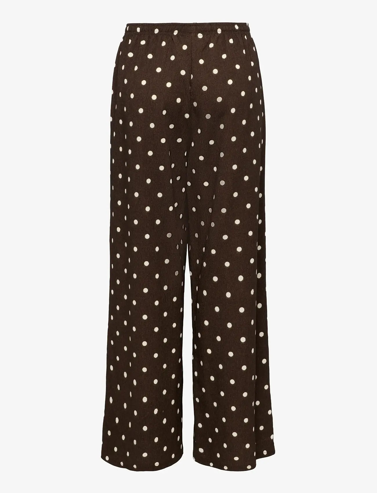 JDY - JDYDEBBIE NEW LOOSE PANT JRS DIA - bukser med brede ben - coffee bean - 2