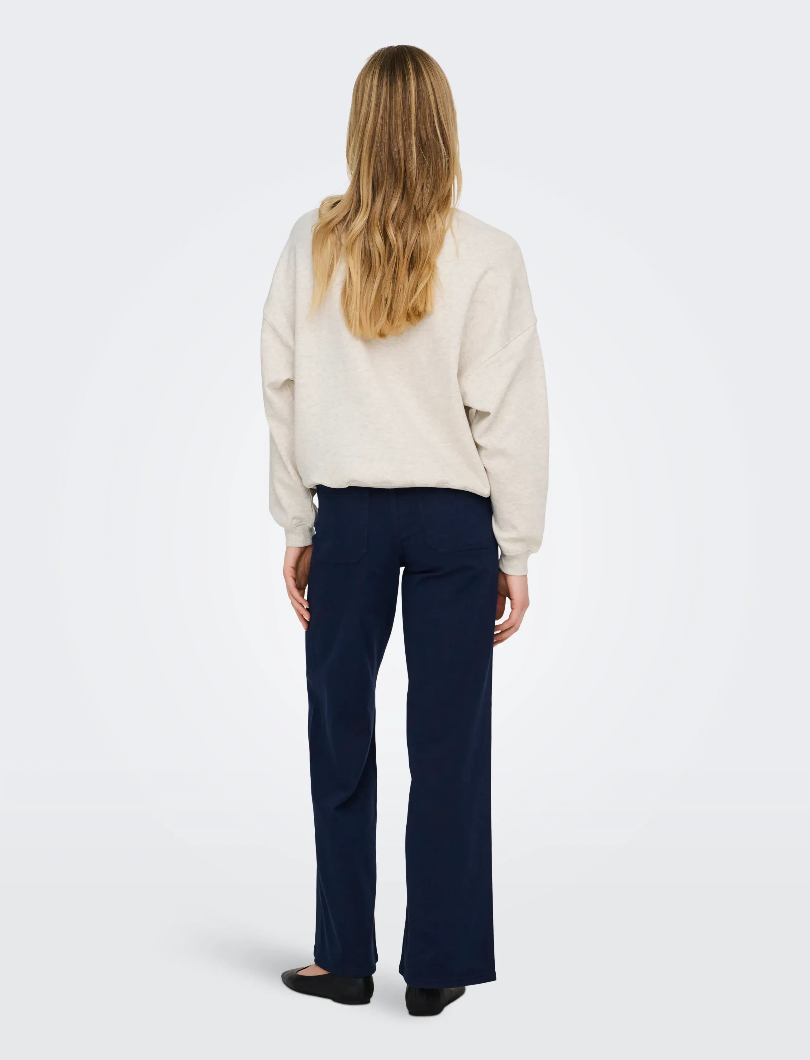 JDY - JDYMESA L/S O-NK EMB SWEAT JRS NOOS - vardagsstil - oatmeal - 3