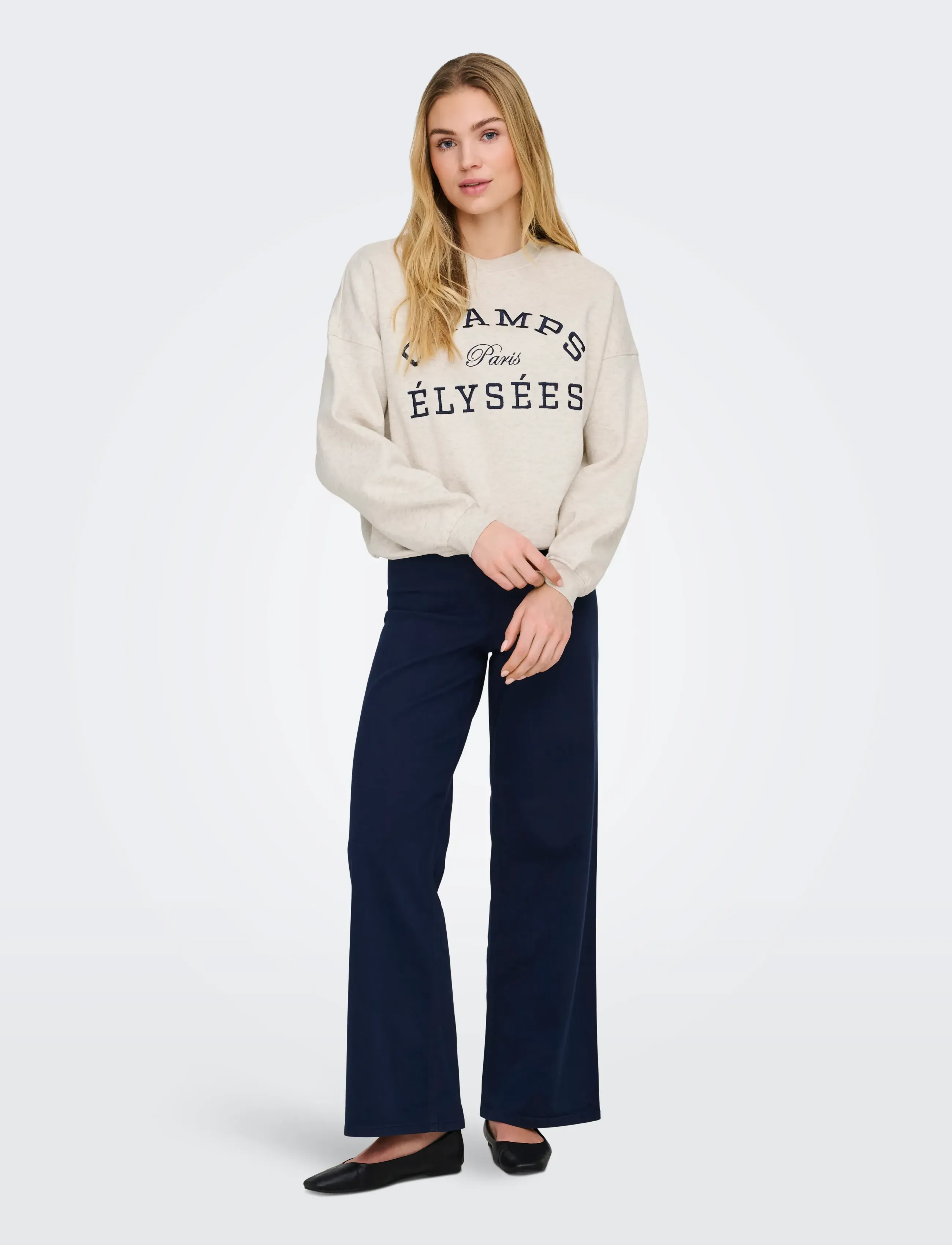JDY Jdymesa L/S O-Nk Emb Sweat Jrs Noos tröjor dam – bild 3