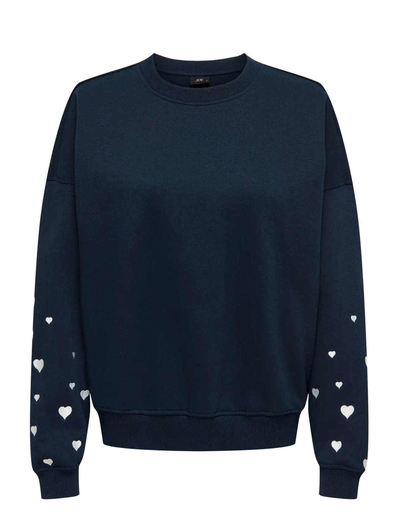 JDY JDYMESA LIFE L/S O-NK EMB SWEAT JRS NOOS - Riided - SKY CAPTAIN / navy