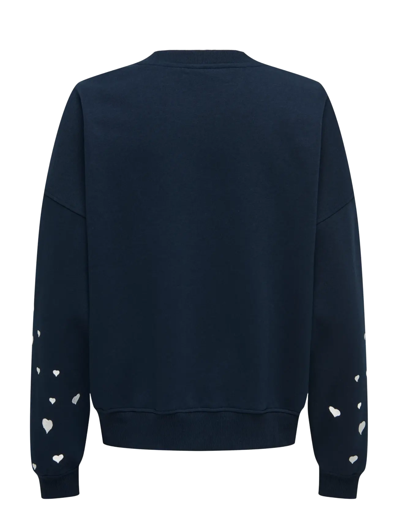 JDY - JDYMESA LIFE L/S O-NK EMB SWEAT JRS NOOS - alltags-style - sky captain - 2