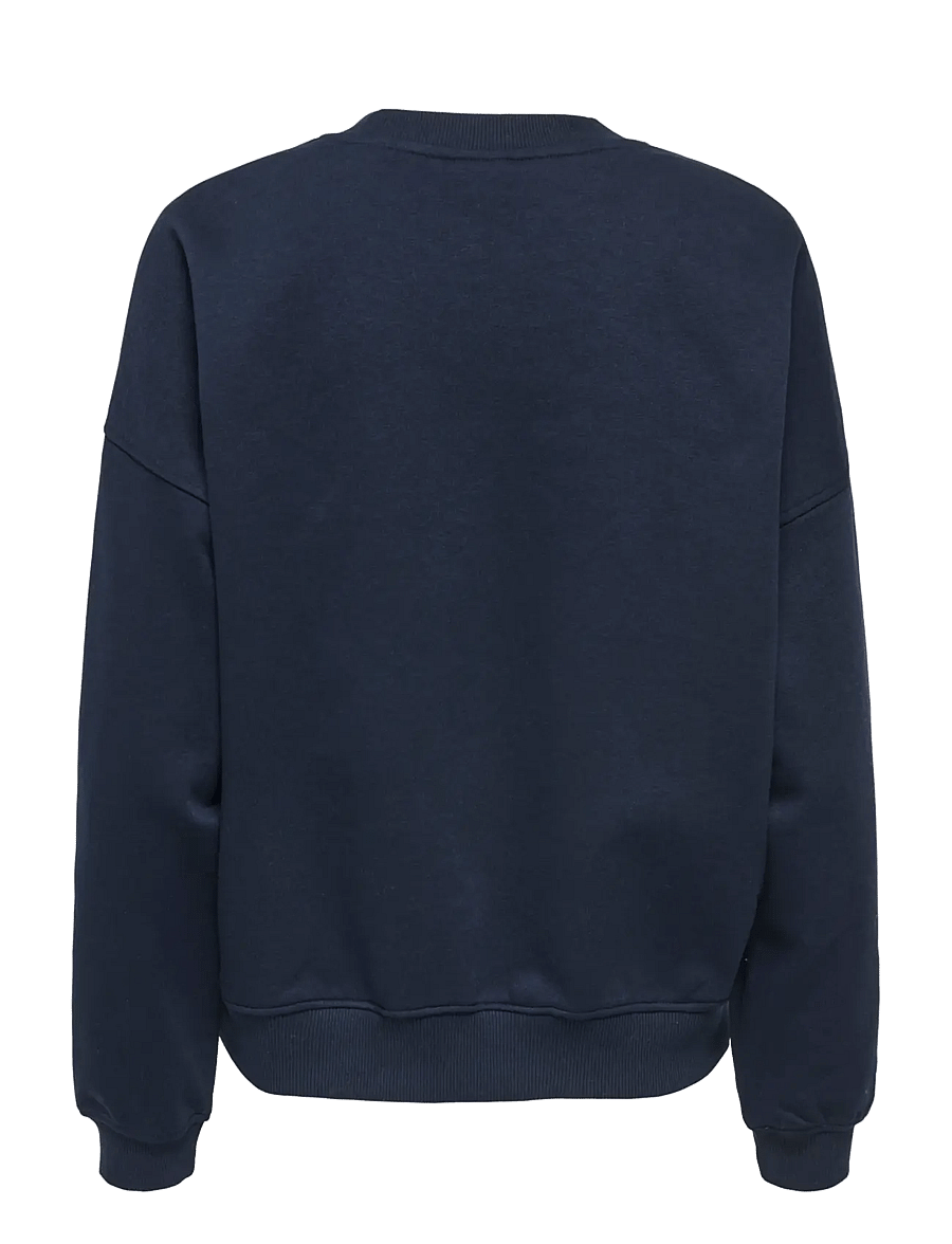 JDY - JDYMESA L/S O-NK EMB SWEAT JRS NOOS - vardagsstil - sky captain - 2