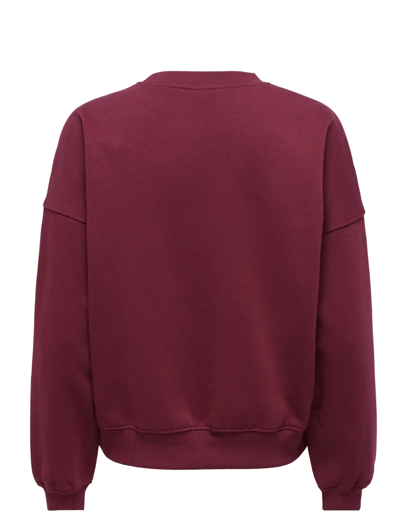 JDY - JDYMESA LIFE L/S O-NK EMB SWEAT JRS NOOS - sweatshirts - windsor wine - 1