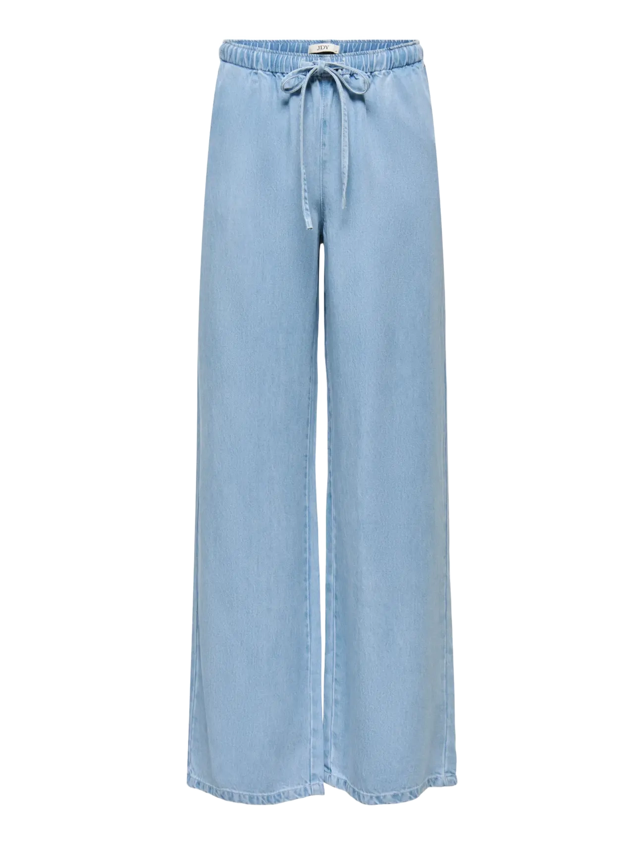 JDY JDYMIRA MW WIDE STRING PANT PNT NOOS - Tøj - LIGHT BLUE DENIM / blue