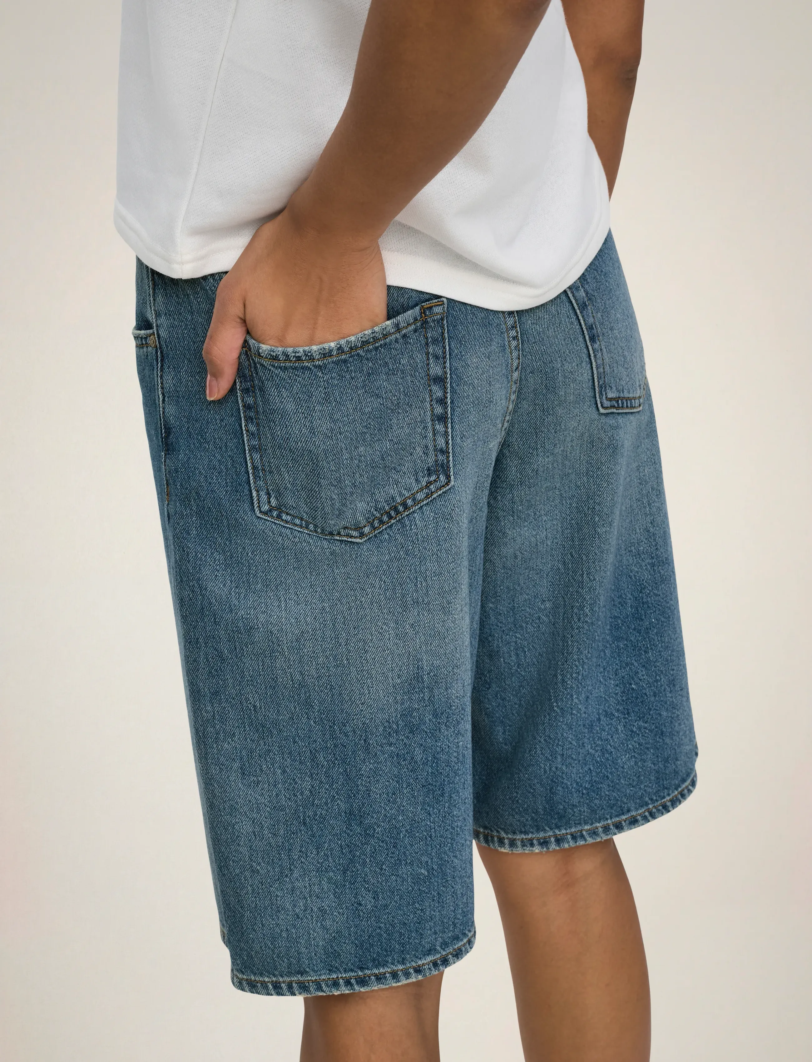 JDY - JDYLINA MW BERMUDA SHORTS DNM NOOS - short en jeans - medium blue denim - 5