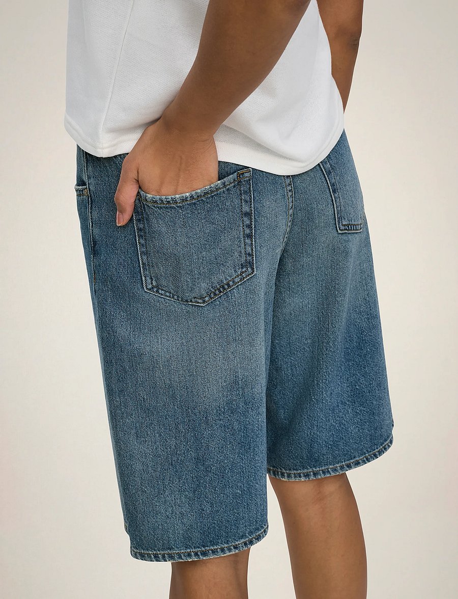 JDY - JDYLINA MW BERMUDA SHORTS DNM NOOS - short en jeans - medium blue denim - 5