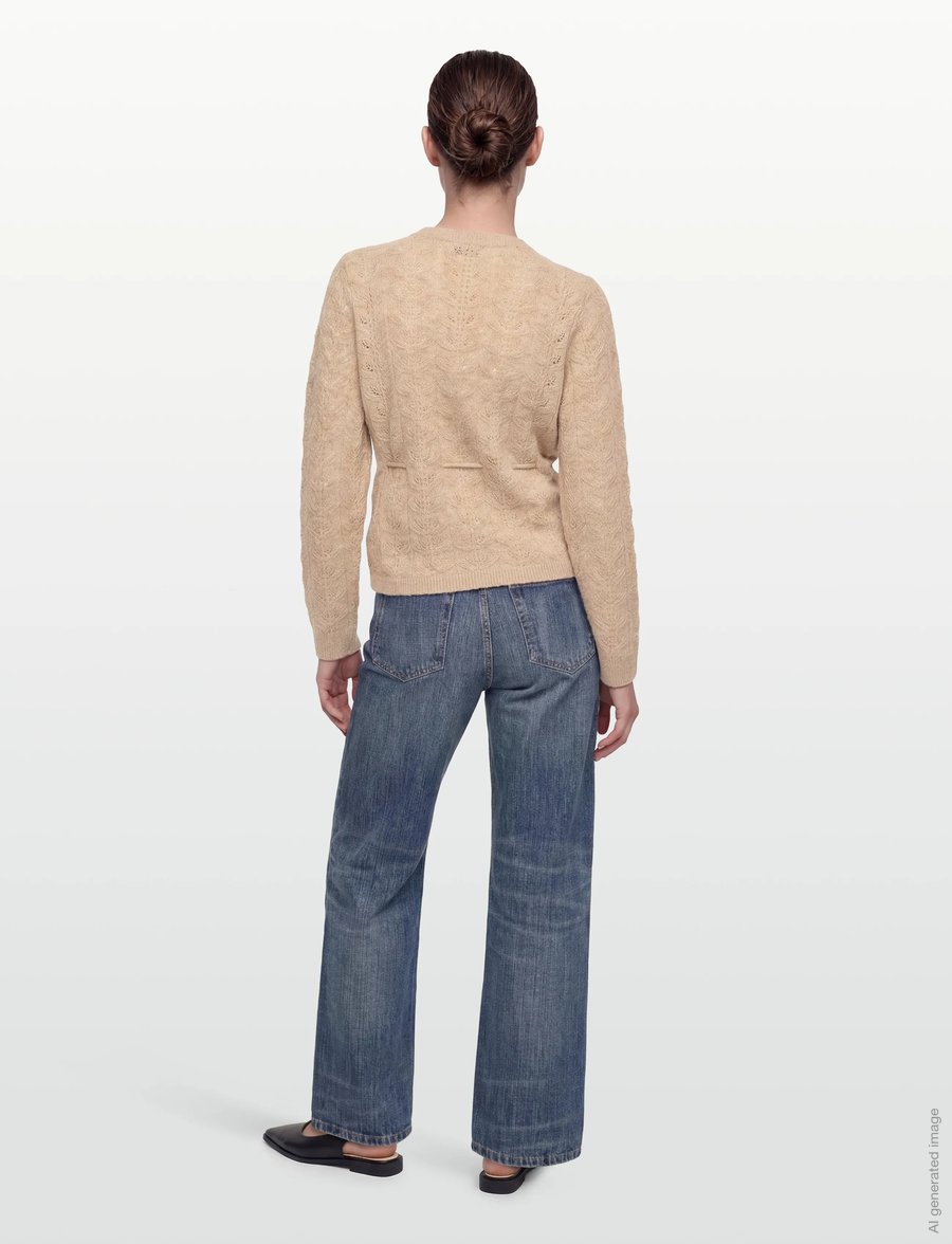 JDY - JDYMOON LIFE L/S TIE CARDIGAN KNT - cardigans - camel - 4