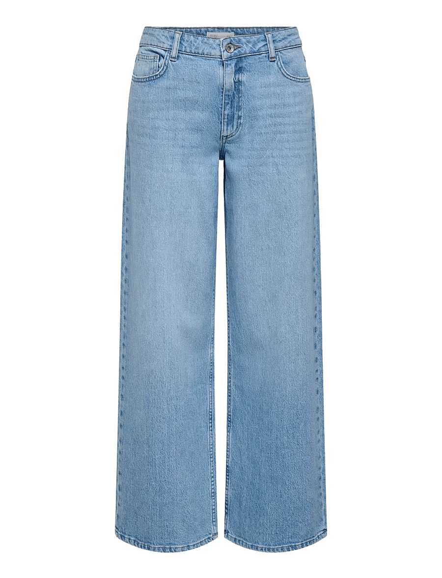 JDY - JDYRUBY MW WID LB 1012 DNM NOOS - brede jeans - light blue denim - 1