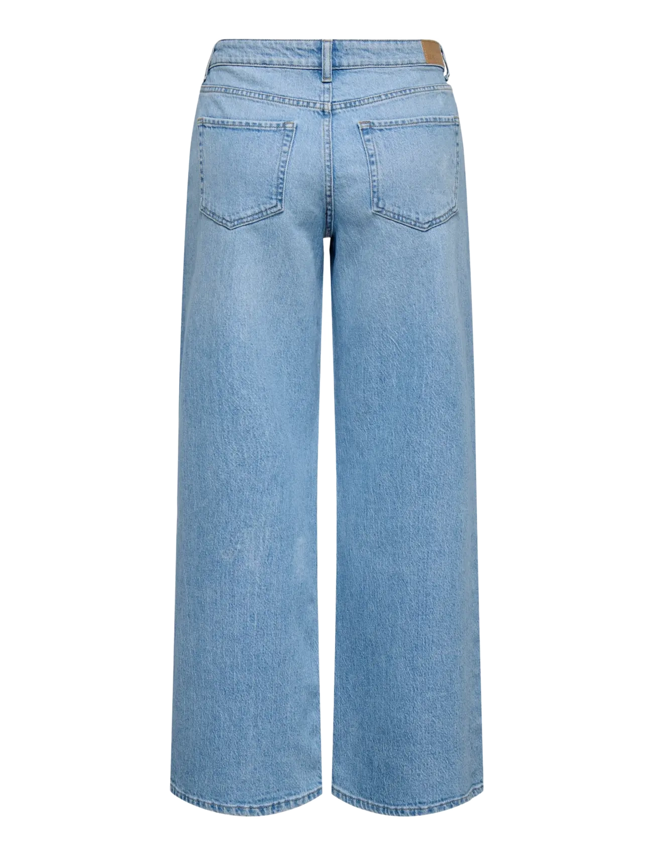 JDY - JDYRUBY MW WID LB 1012 DNM NOOS - brede jeans - light blue denim - 2