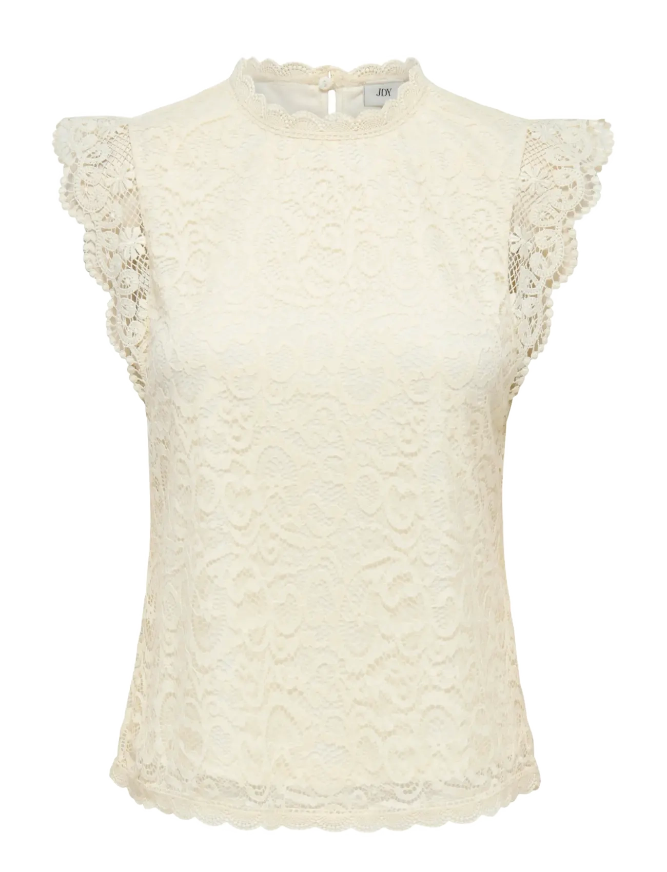 JDY JDYLOTAS S/L LACE TOP JRS NOOS - JDY - CLOUD DANCER / cream