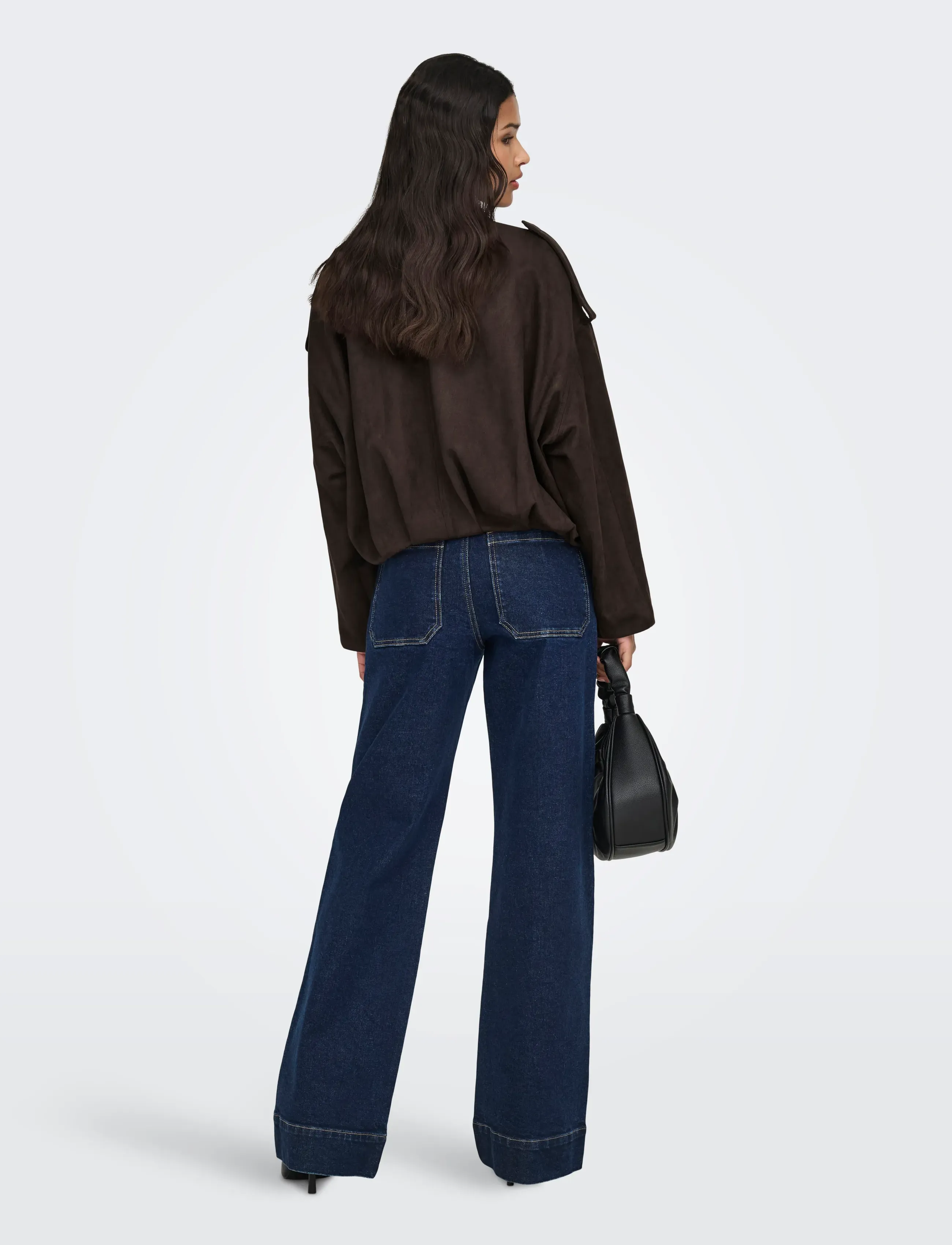JDY - JDYNIA FAUX SUEDE BAT JACKET OTW NOOS - kevadjakid - chocolate torte - 3