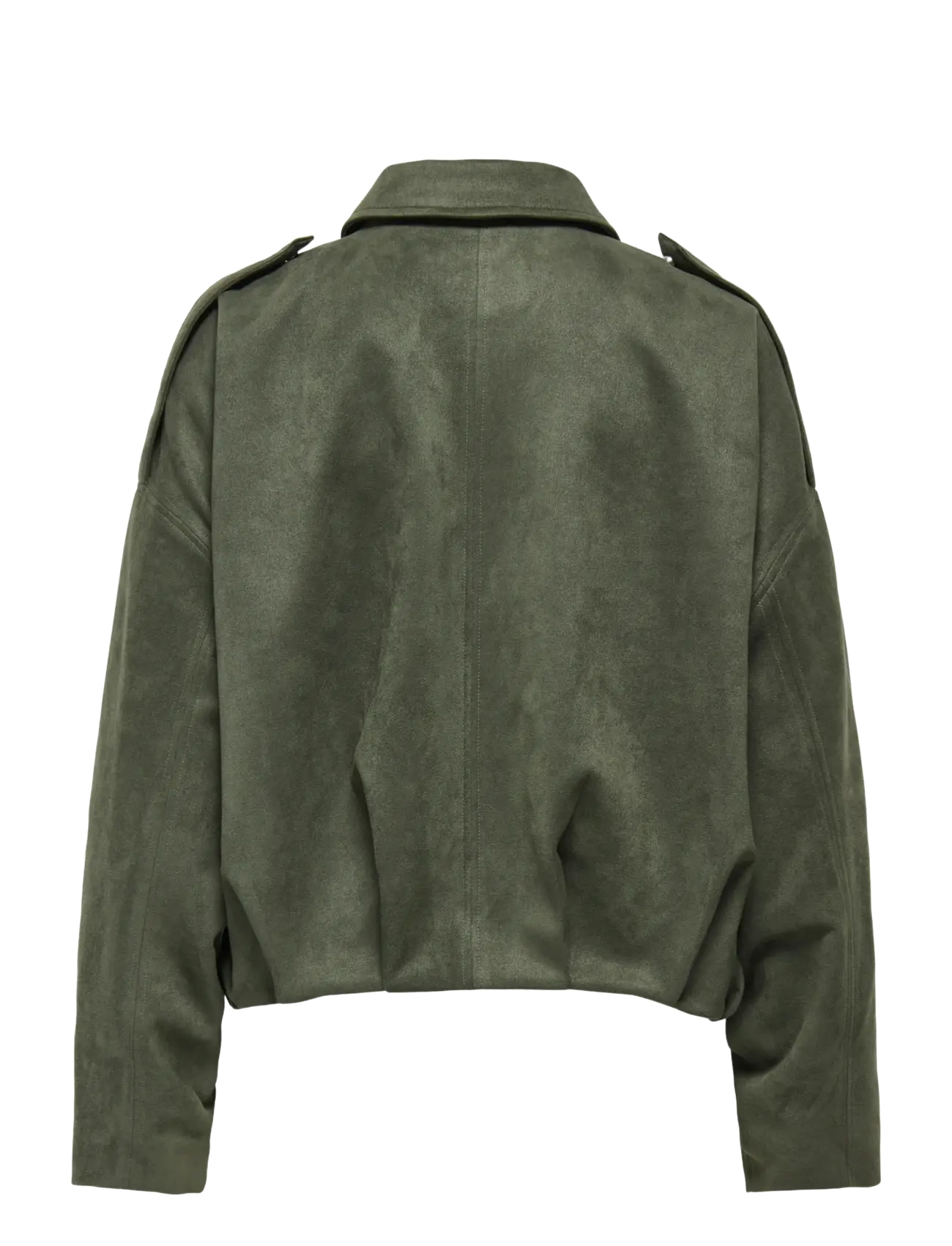 JDY - JDYNIA FAUX SUEDE BAT JACKET OTW NOOS - light jackets - thyme - 2