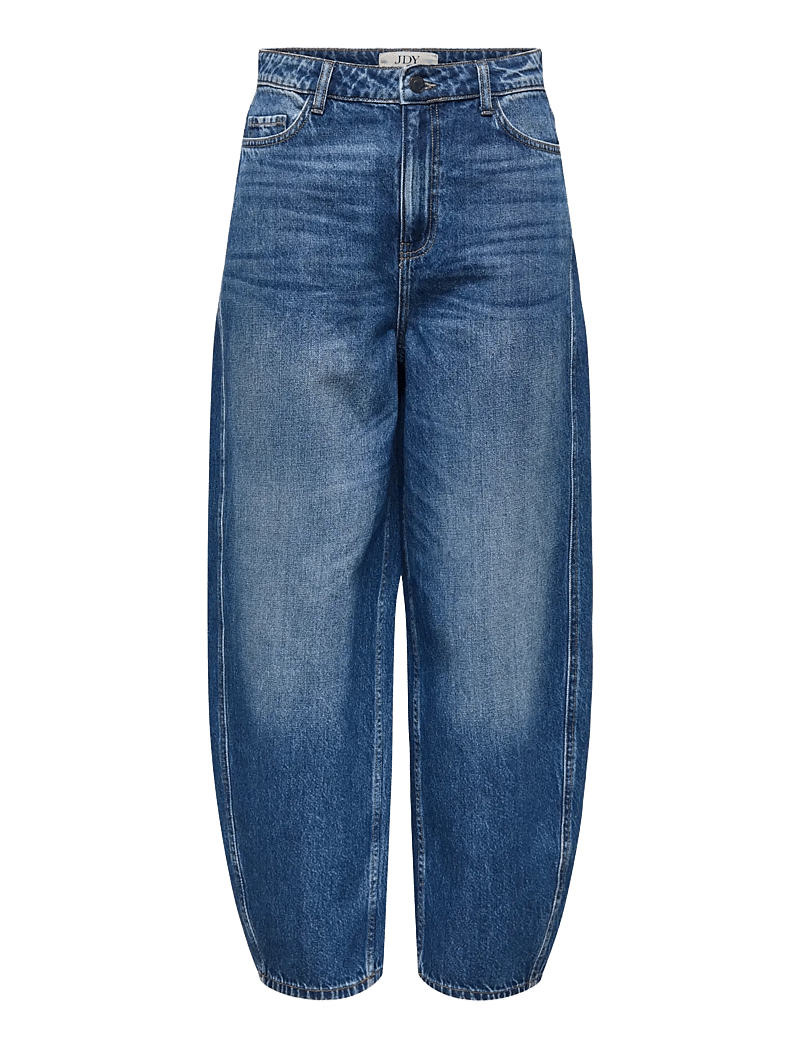 JDY - JDYSUSIE MW BARREL MB 1013 JNSDNM NOOS - barrel jeans - medium blue denim - 1
