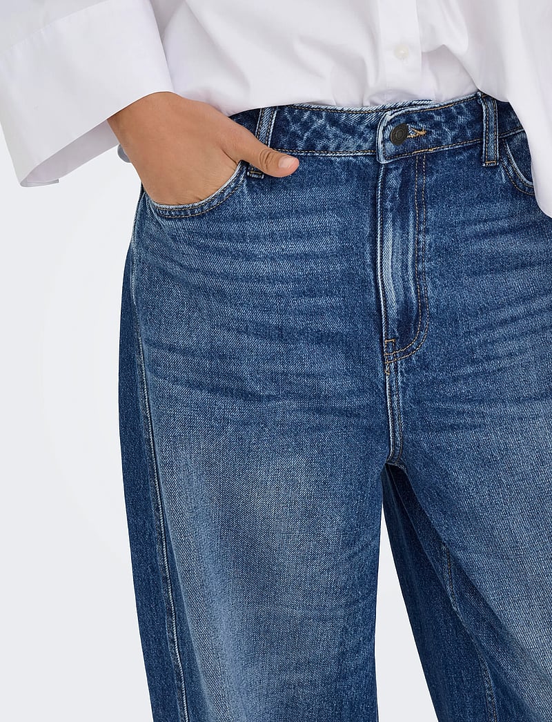 JDY - JDYSUSIE MW BARREL MB 1013 JNSDNM NOOS - barrel jeans - medium blue denim - 4