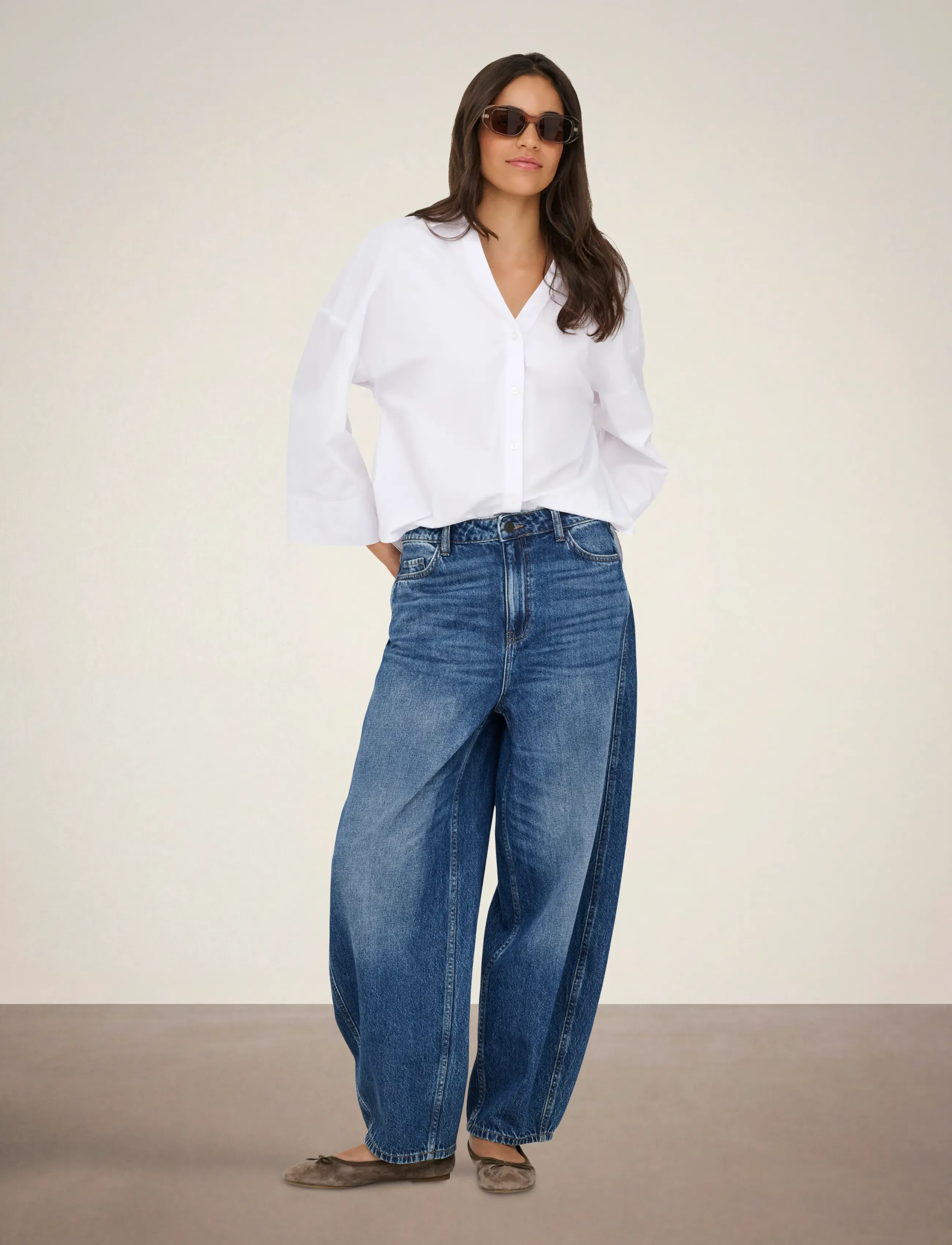 JDY - JDYSUSIE MW BARREL MB JEANS DNM NOOS - barrel jeans - medium blue denim - 4
