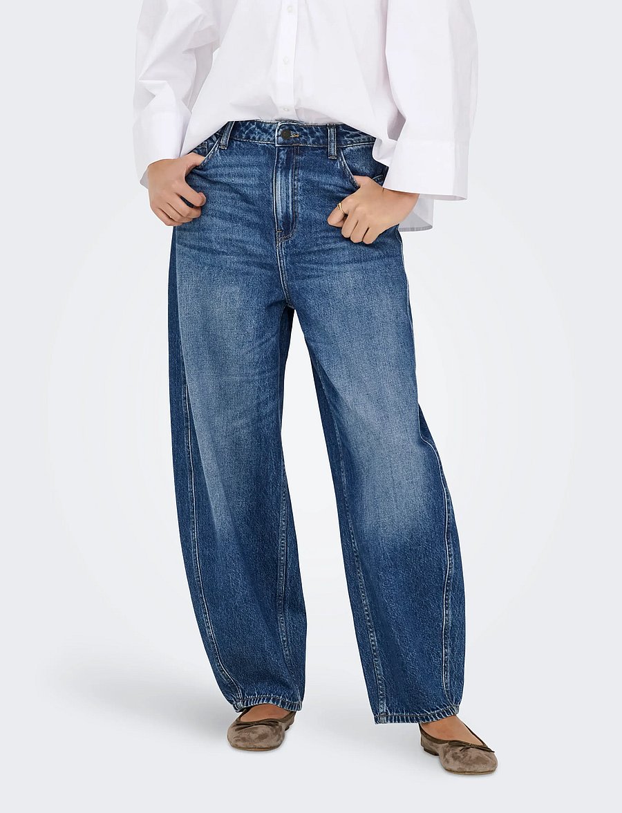 JDY - JDYSUSIE MW BARREL MB JEANS DNM NOOS - barrel jeans - medium blue denim - 5