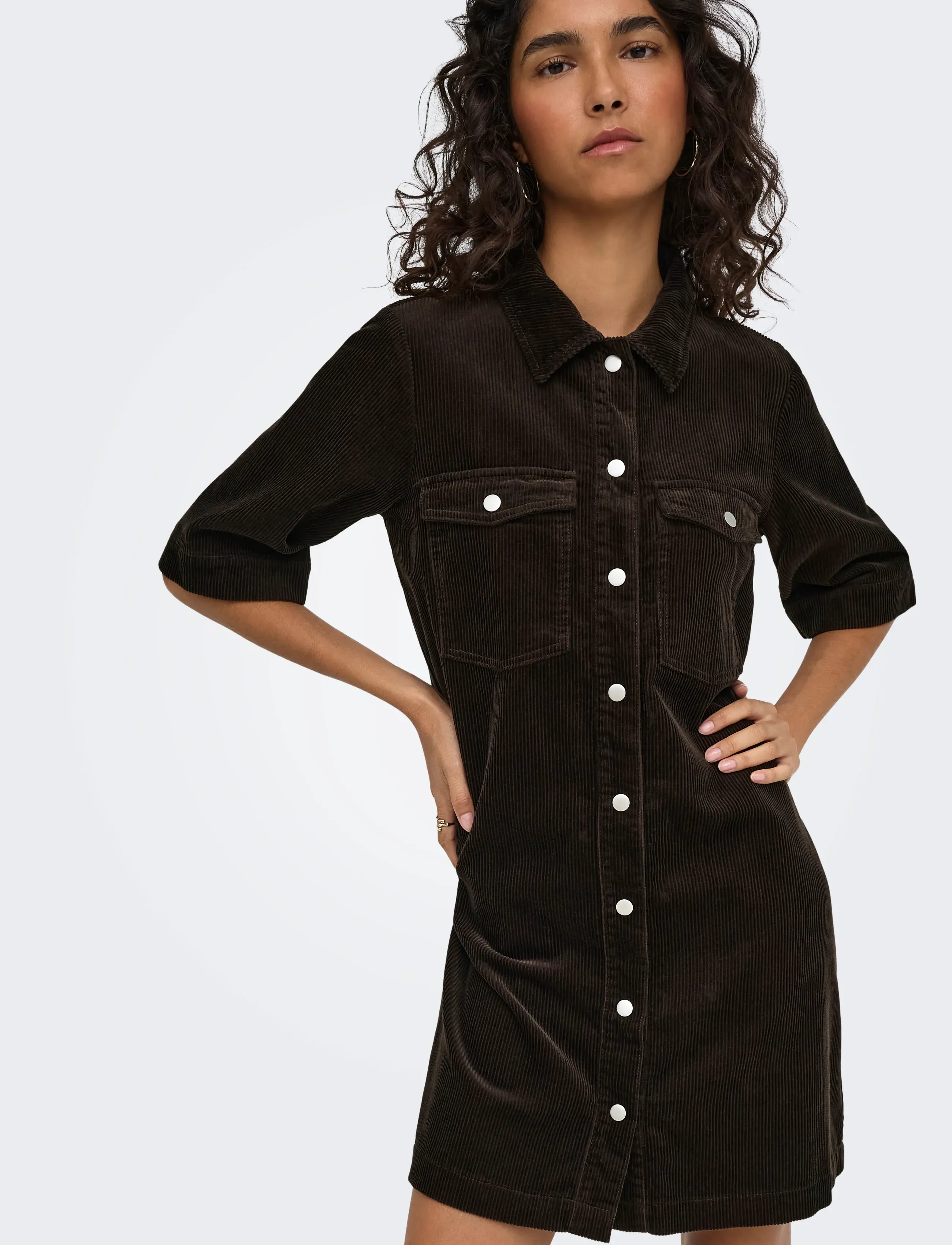 JDY Jdyshiraz S/S Button Dress Pnt Noos klänningar dam – bild 6