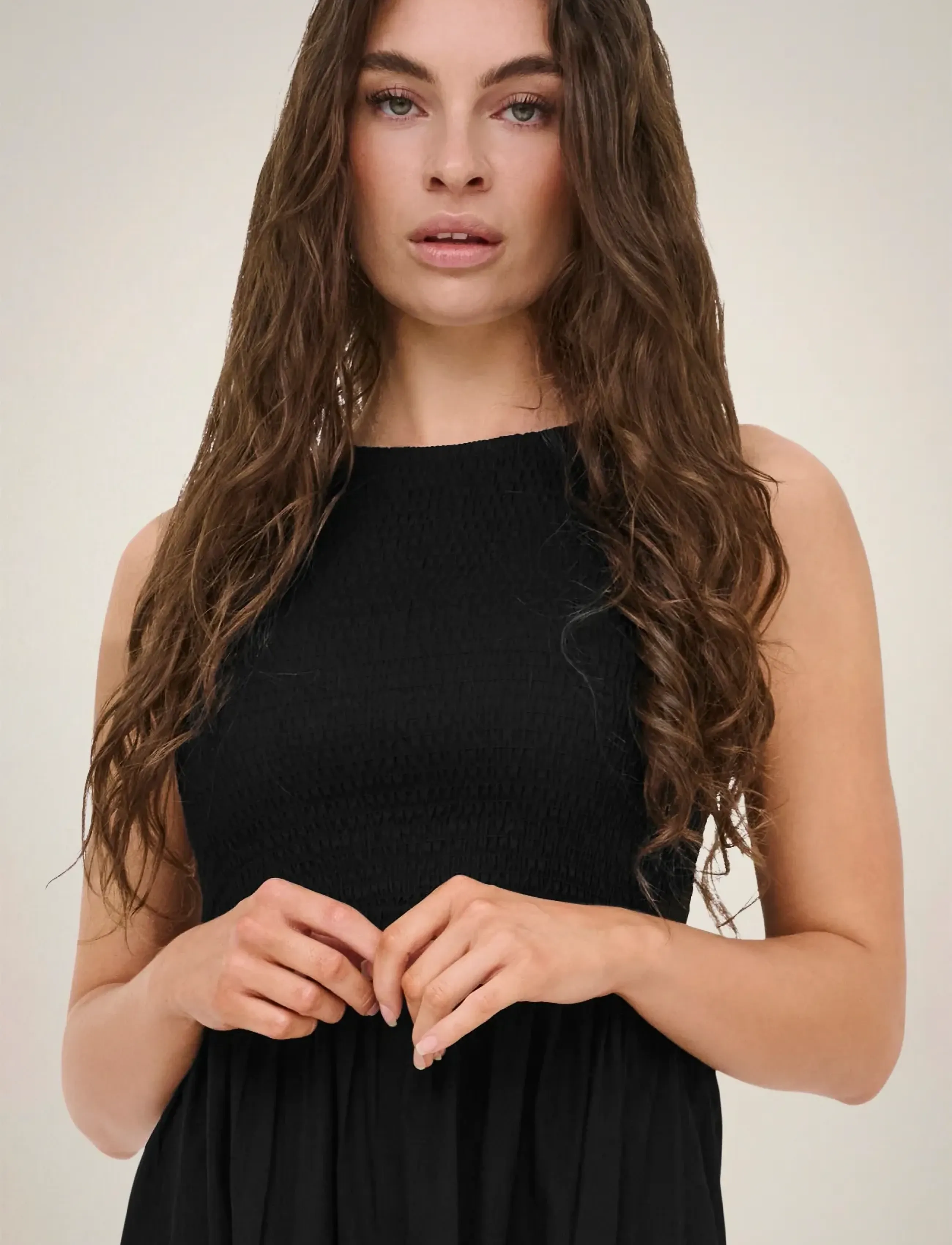 JDY Jdydiego S/L Smock Midi Dress Wvn Noos midiklänningar dam – bild 5