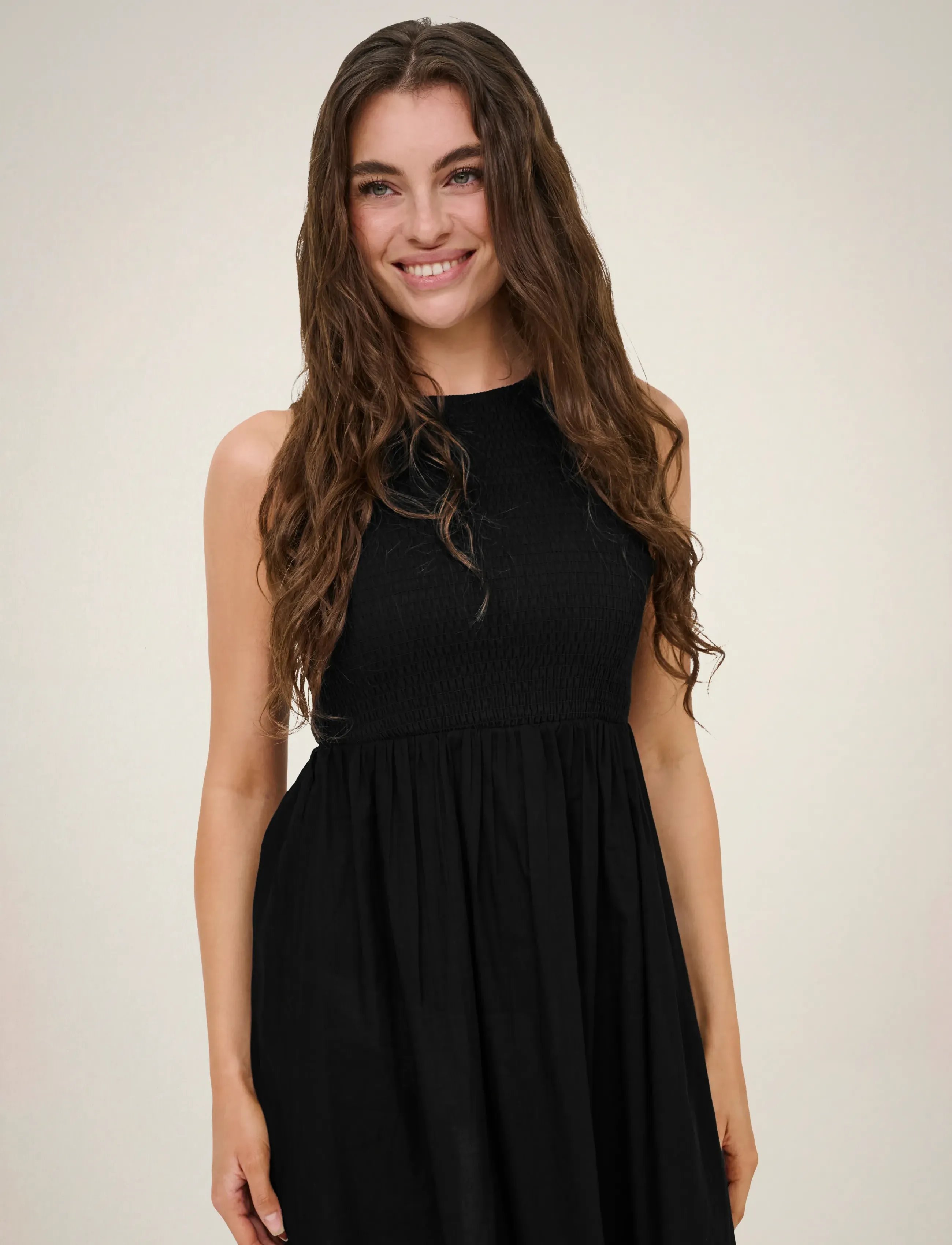 JDY Jdydiego S/L Smock Midi Dress Wvn Noos midiklänningar dam – bild 6
