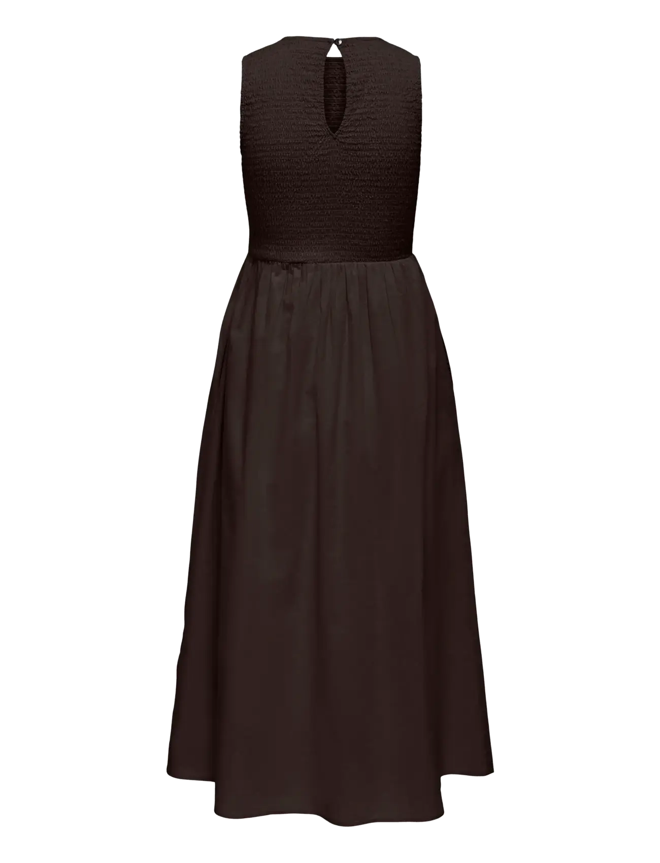 JDY - JDYDIEGO S/L SMOCK MIDI DRESS WVN NOOS - robes de fête - chocolate torte - 2