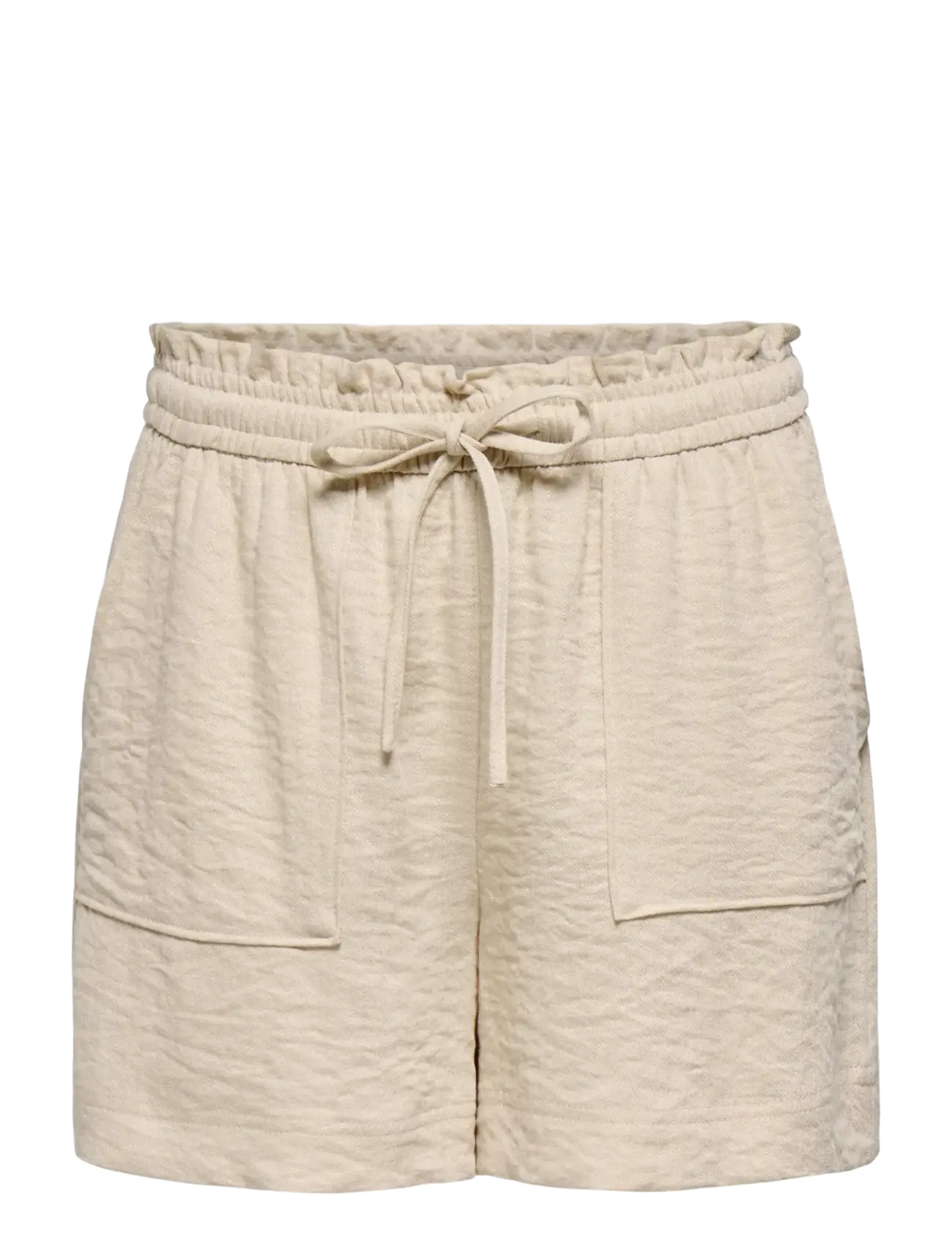 JDY - JDYMILLE MW SHORTS WVN NOOS - casual szorty - sandshell - 1