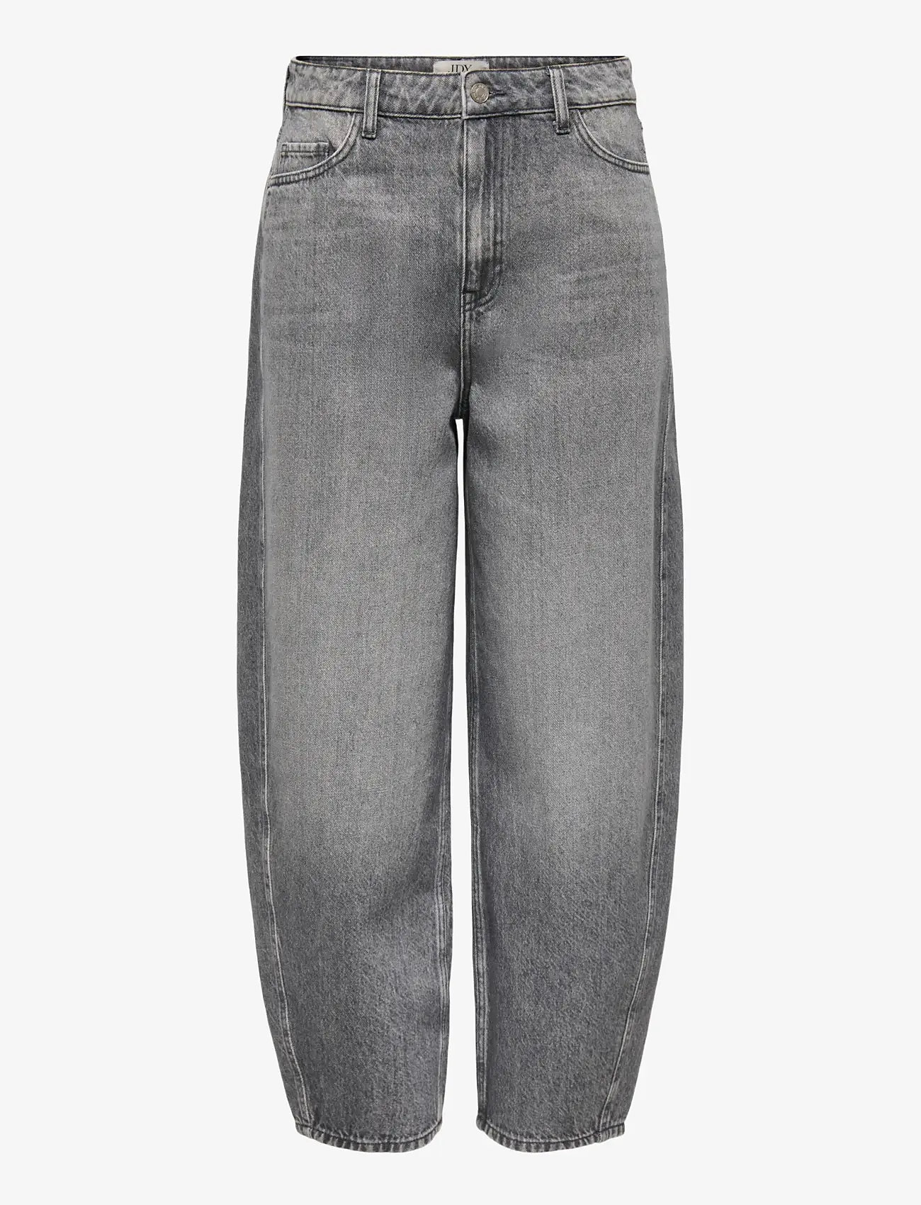 JDY - JDYSUSIE MW BAR MG 1031 JEANS DNM - barrel jeans - medium grey denim - 1