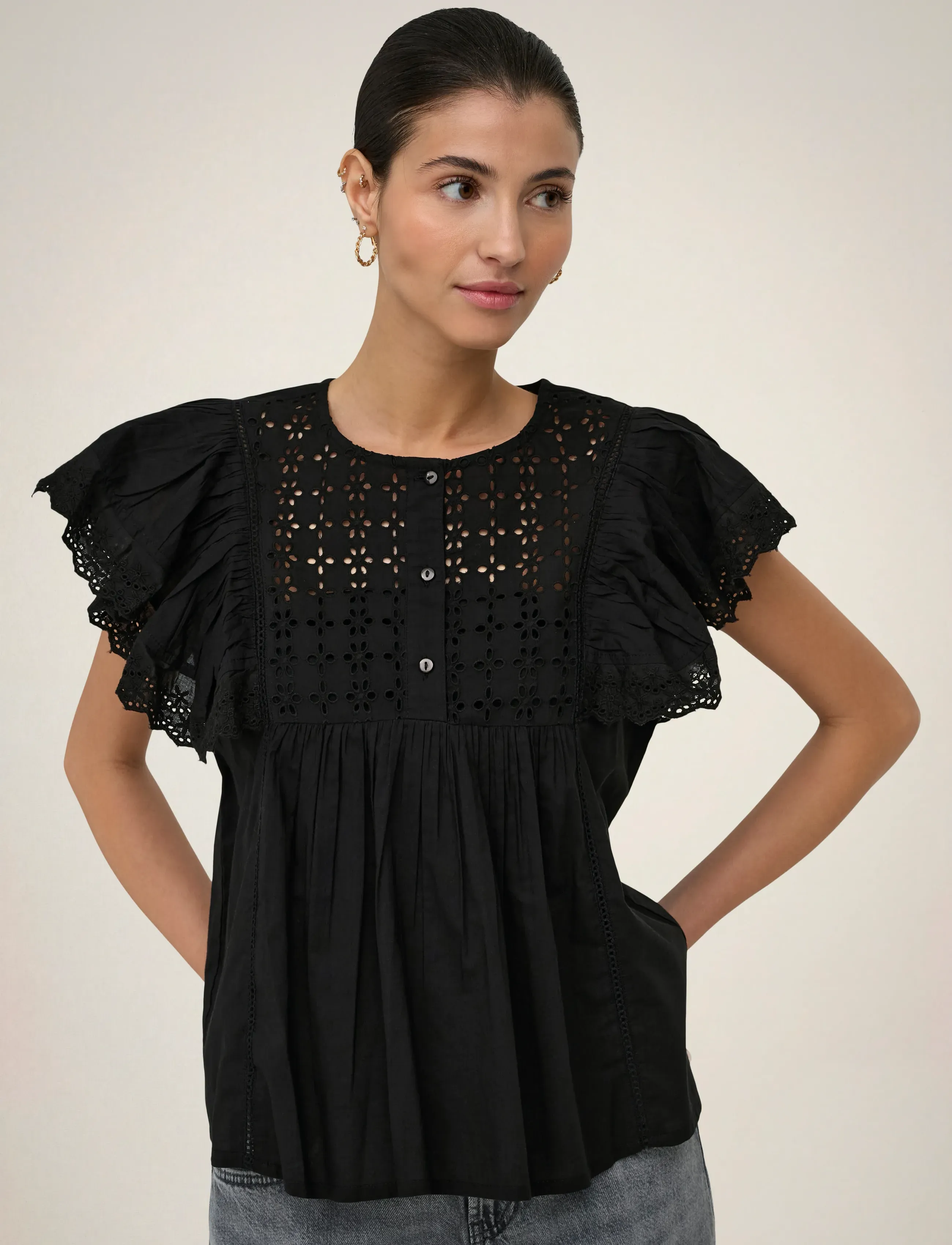 JDY Jdysigga S/S Top Wvn blusar dam – bild 6