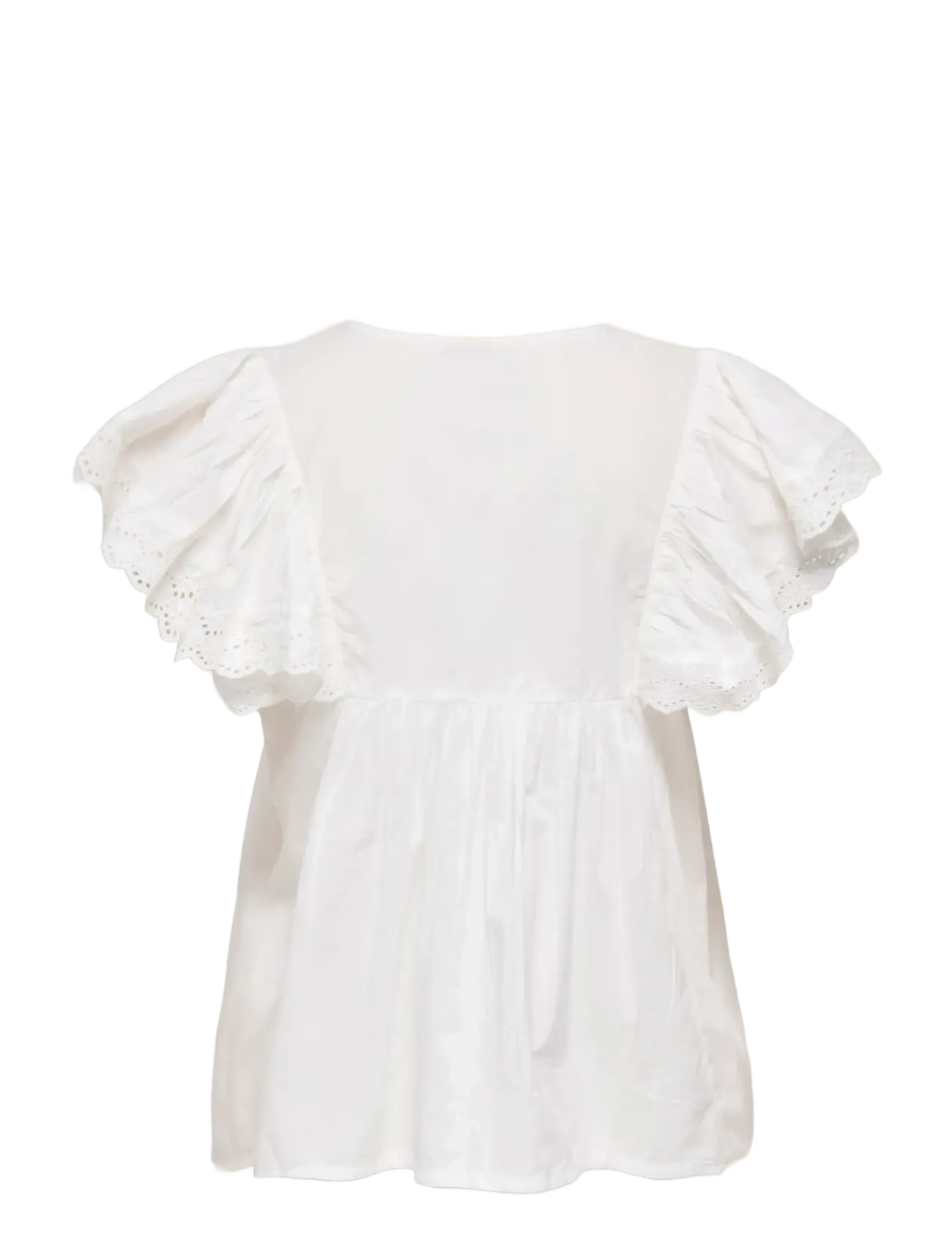 JDY - JDYSIGGA S/S TOP WVN - kortærmede bluser - cloud dancer - 2