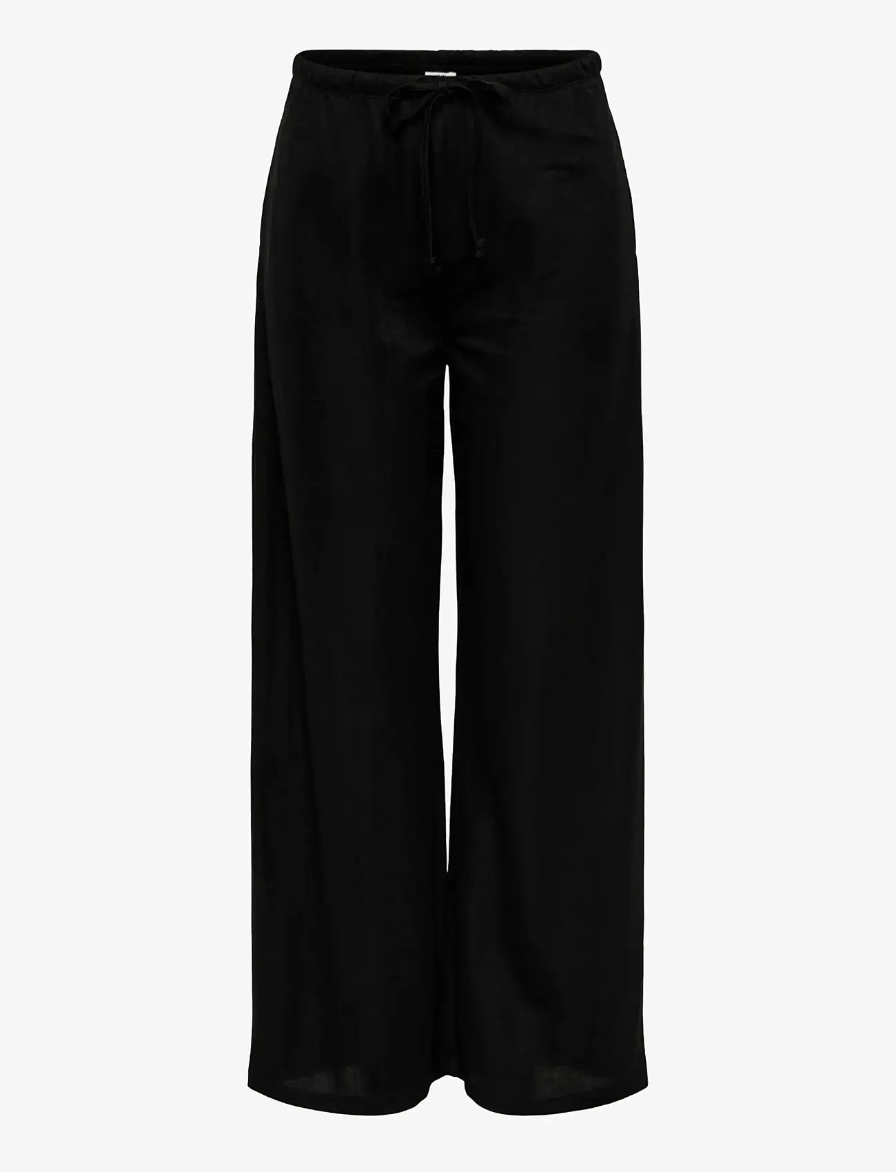 JDY - JDYLESLIE PANT JRS NOOS - bukser med brede ben - black - 1