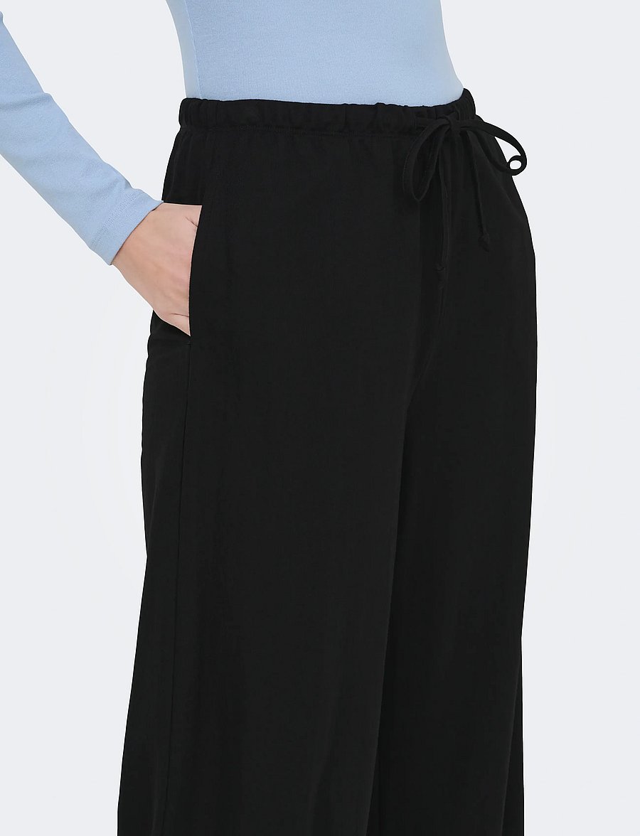 JDY - JDYLESLIE PANT JRS NOOS - vida byxor - black - 5