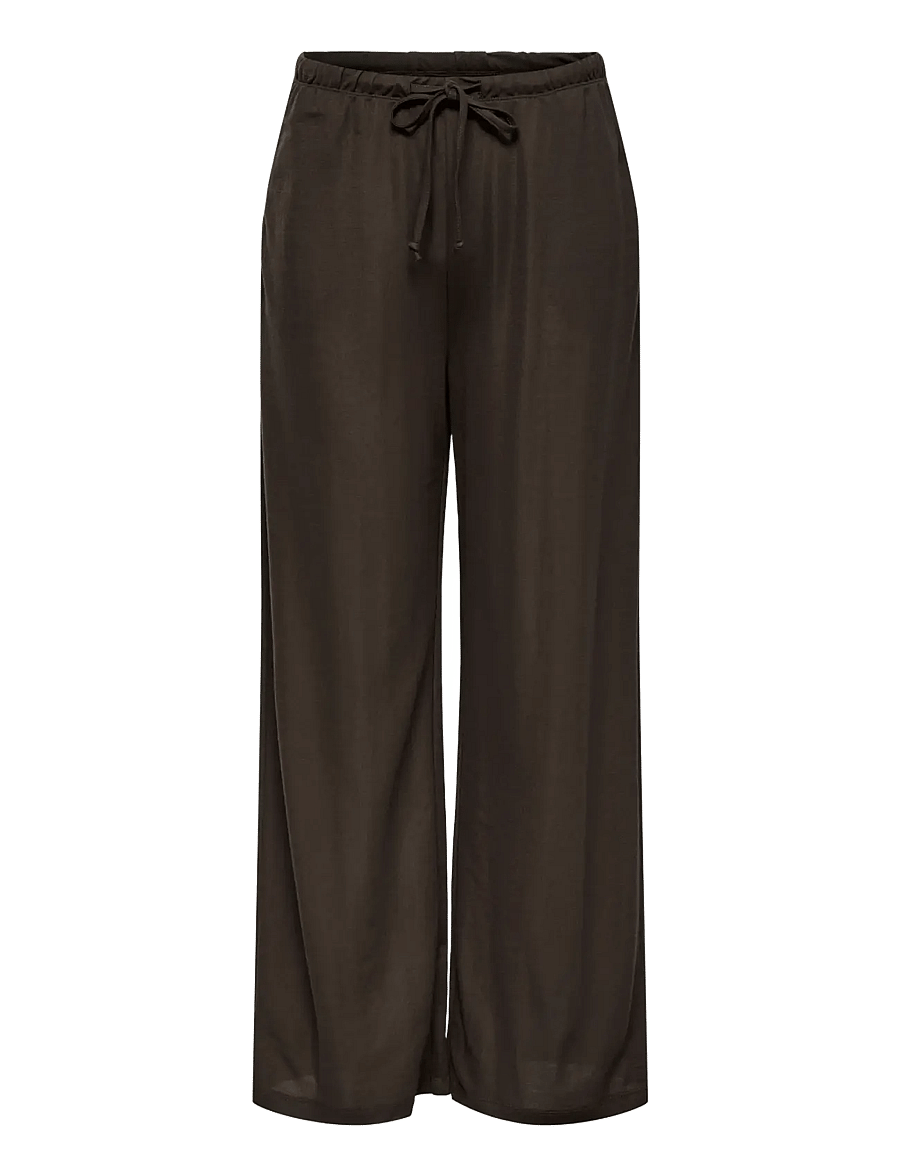 JDY - JDYLESLIE PANT JRS NOOS - laia säärega püksid - chocolate brown - 1