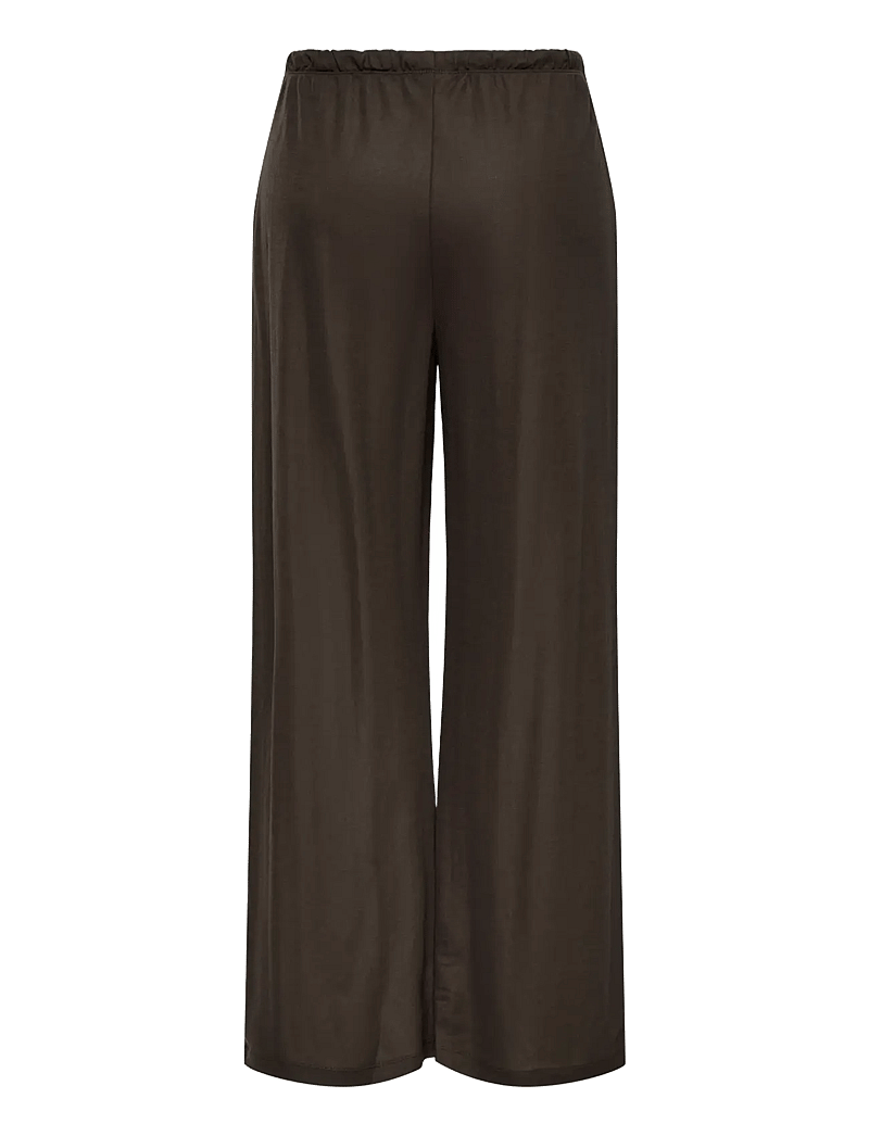 JDY - JDYLESLIE PANT JRS NOOS - bukser med brede ben - chocolate brown - 2