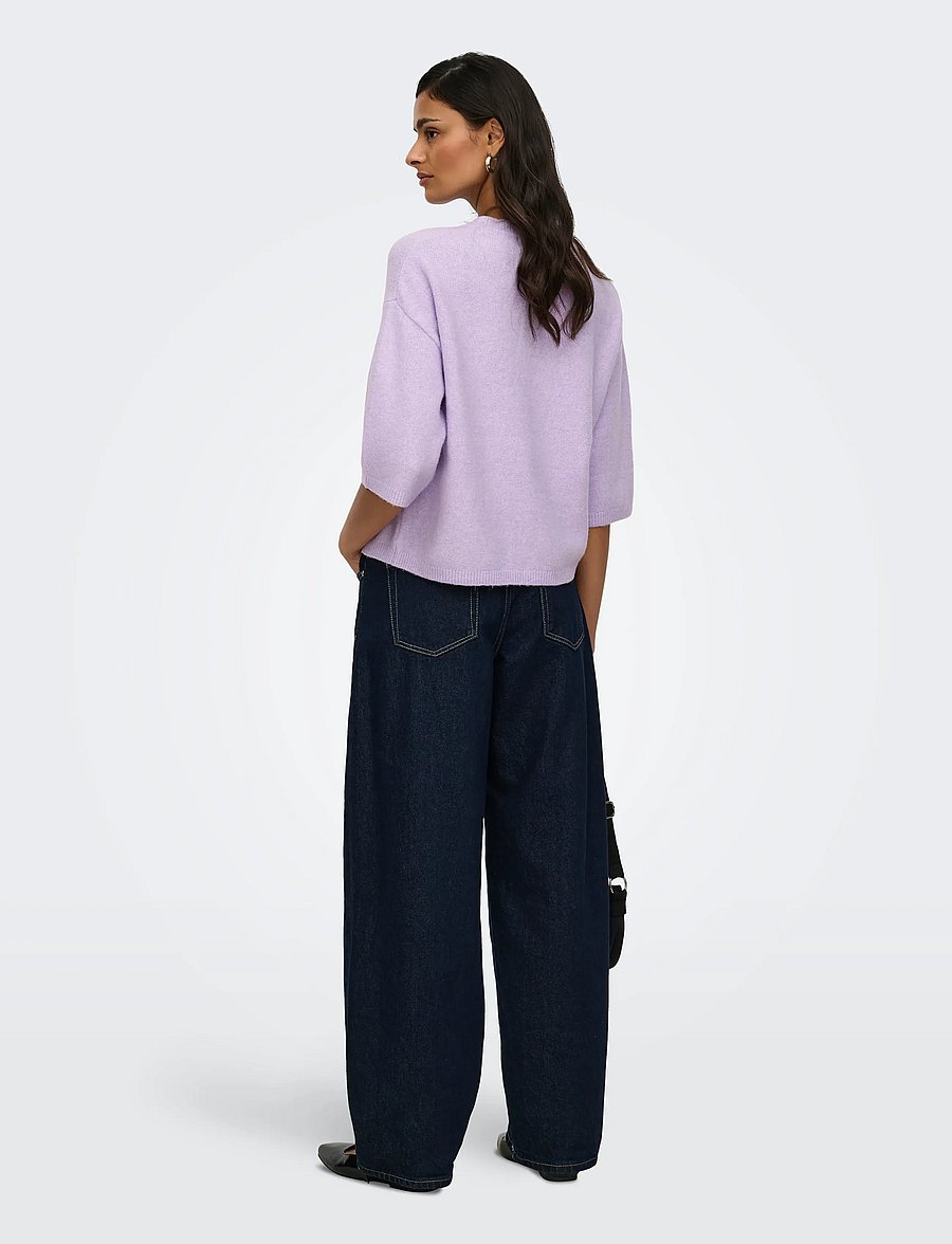 JDY - JDYCHLOE LIFE 3/4 ON PULLOVER KNT NOOS - jumpers - pastel lilac - 3