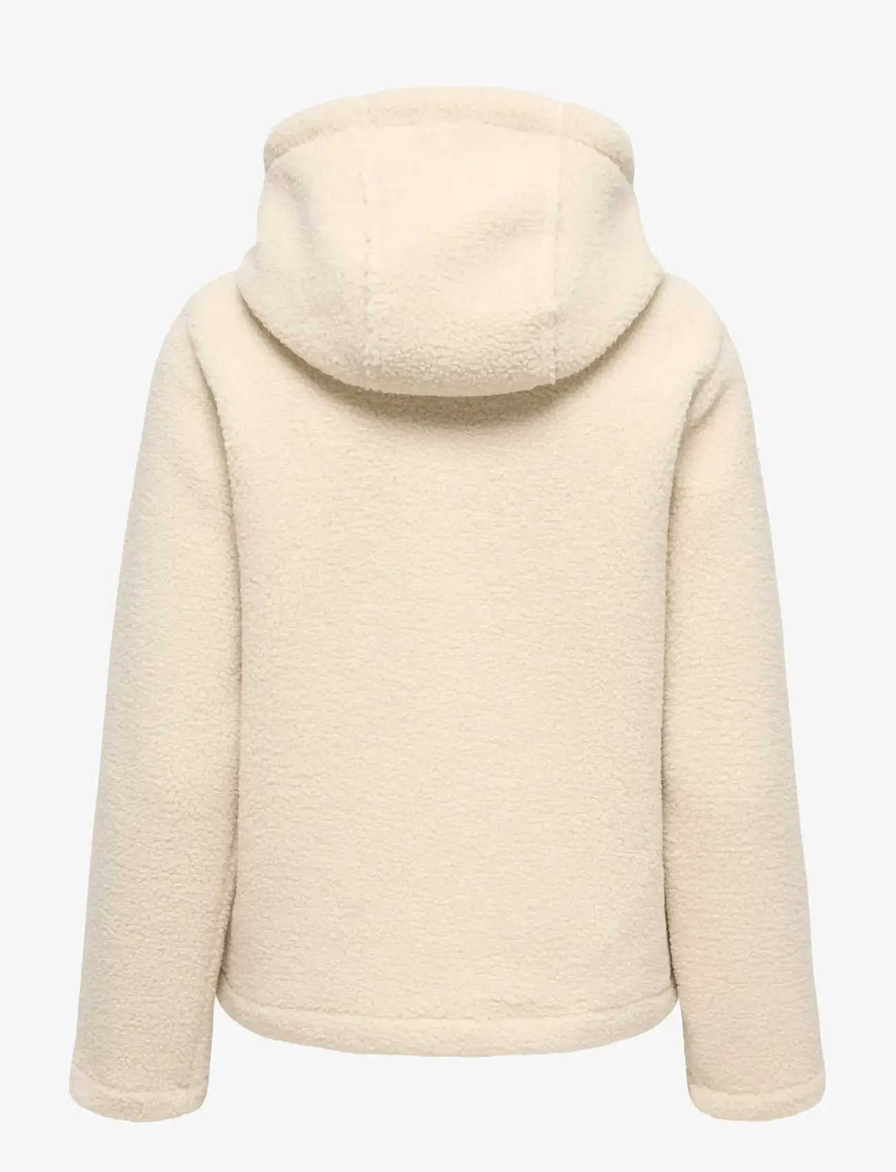 JDY - JDYREBA TEDDY HOOD JACKET OTW YFM - fliisid ja vahekihina kantavad jakid - pumice stone - 2