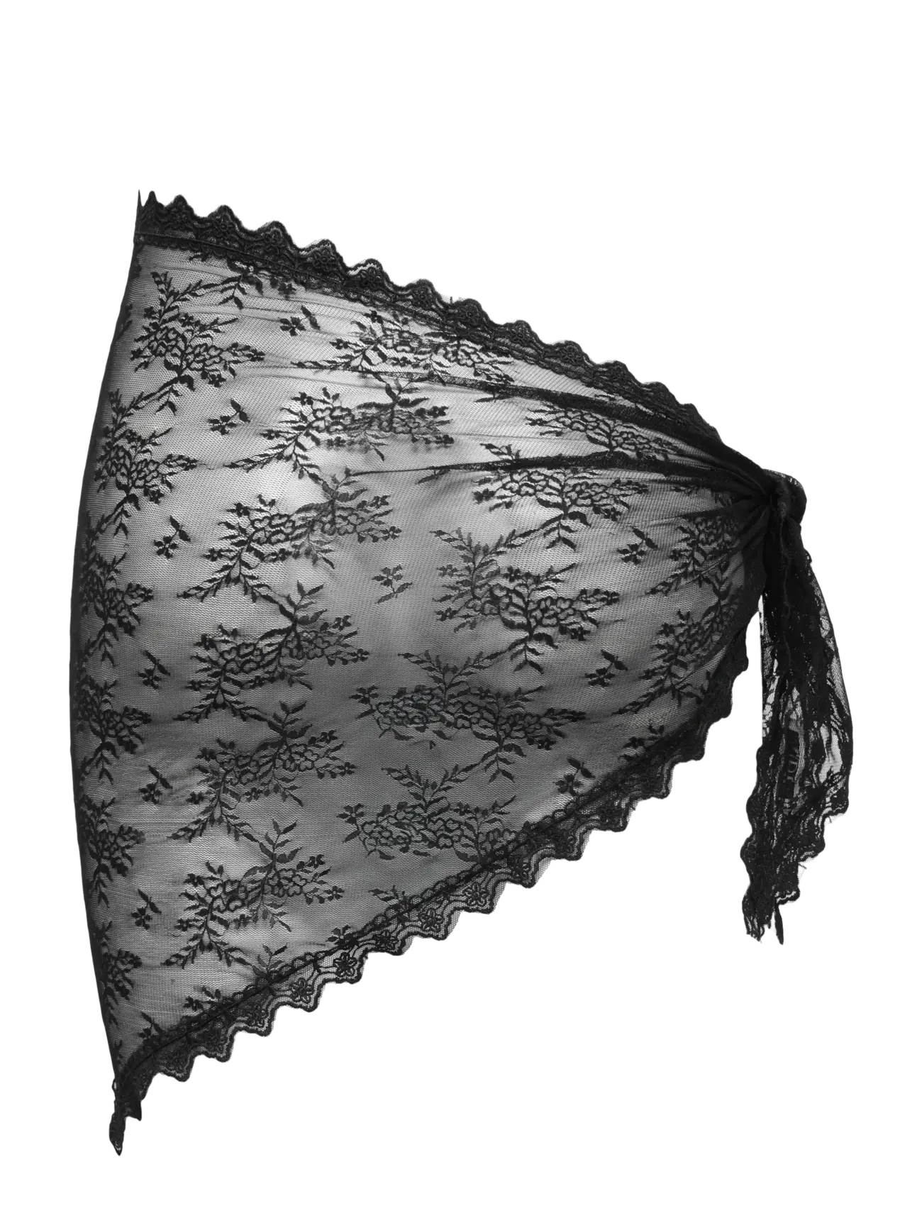 JDY - JDYSAFIRA LACE SCARF WVN EXP - tynde tørklæder - black - 2