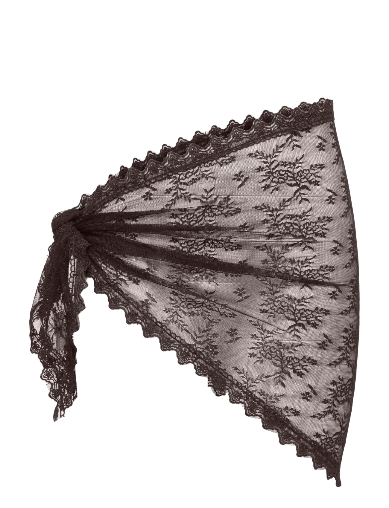 JDY JDYSAFIRA LACE SCARF WVN EXP - Huivit - CHOCOLATE TORTE / brown