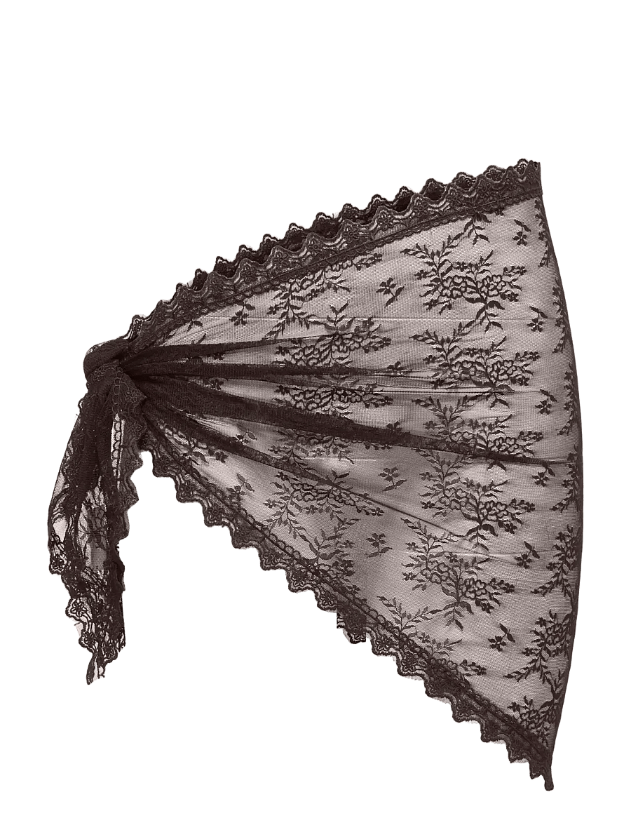 JDY - JDYSAFIRA LACE SCARF WVN EXP - chocolate torte - 0