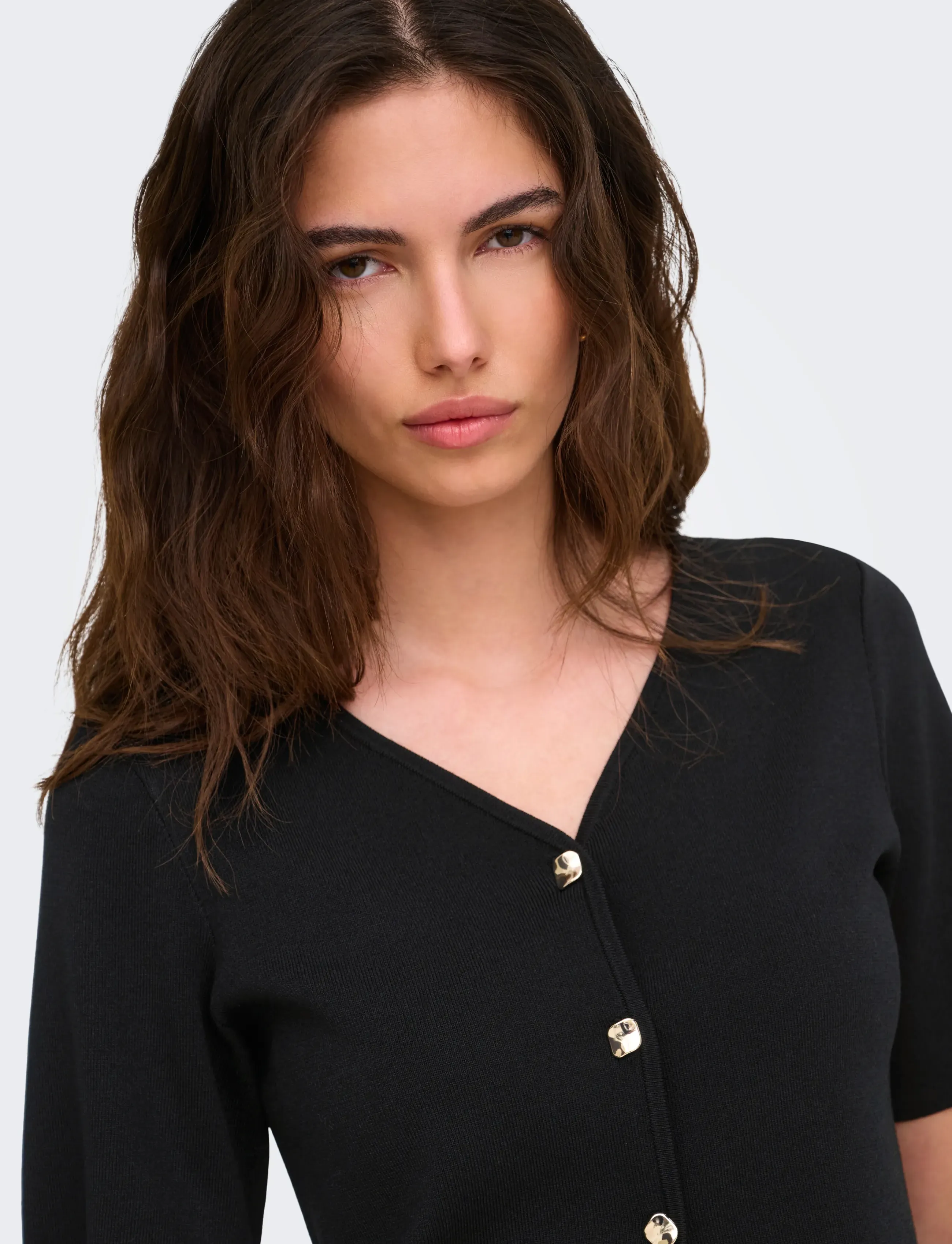 Jdyastra 3/4 V-Neck Button Cardigan Knt 4
