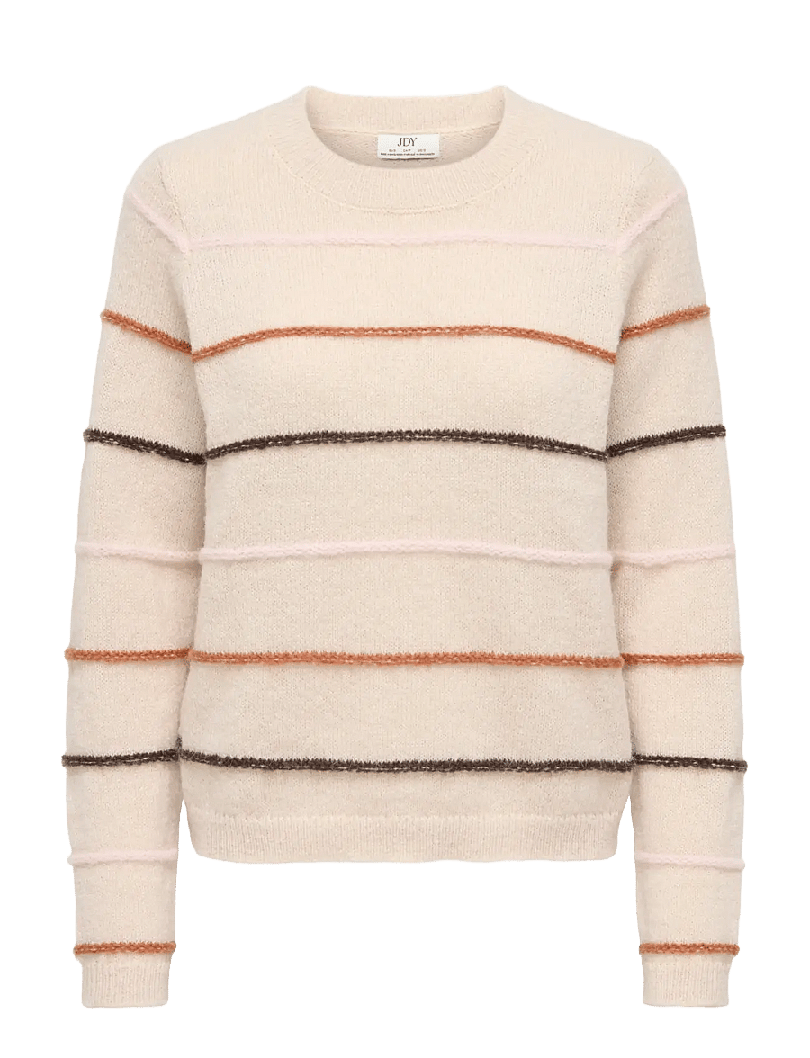 JDY - JDYSIGRID LIFE L/S ON STRUC PULLOVER KNT - cement - 1