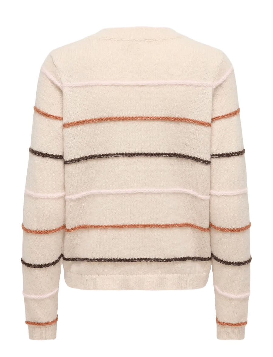 JDY - JDYSIGRID LIFE L/S ON STRUC PULLOVER KNT - cement - 2