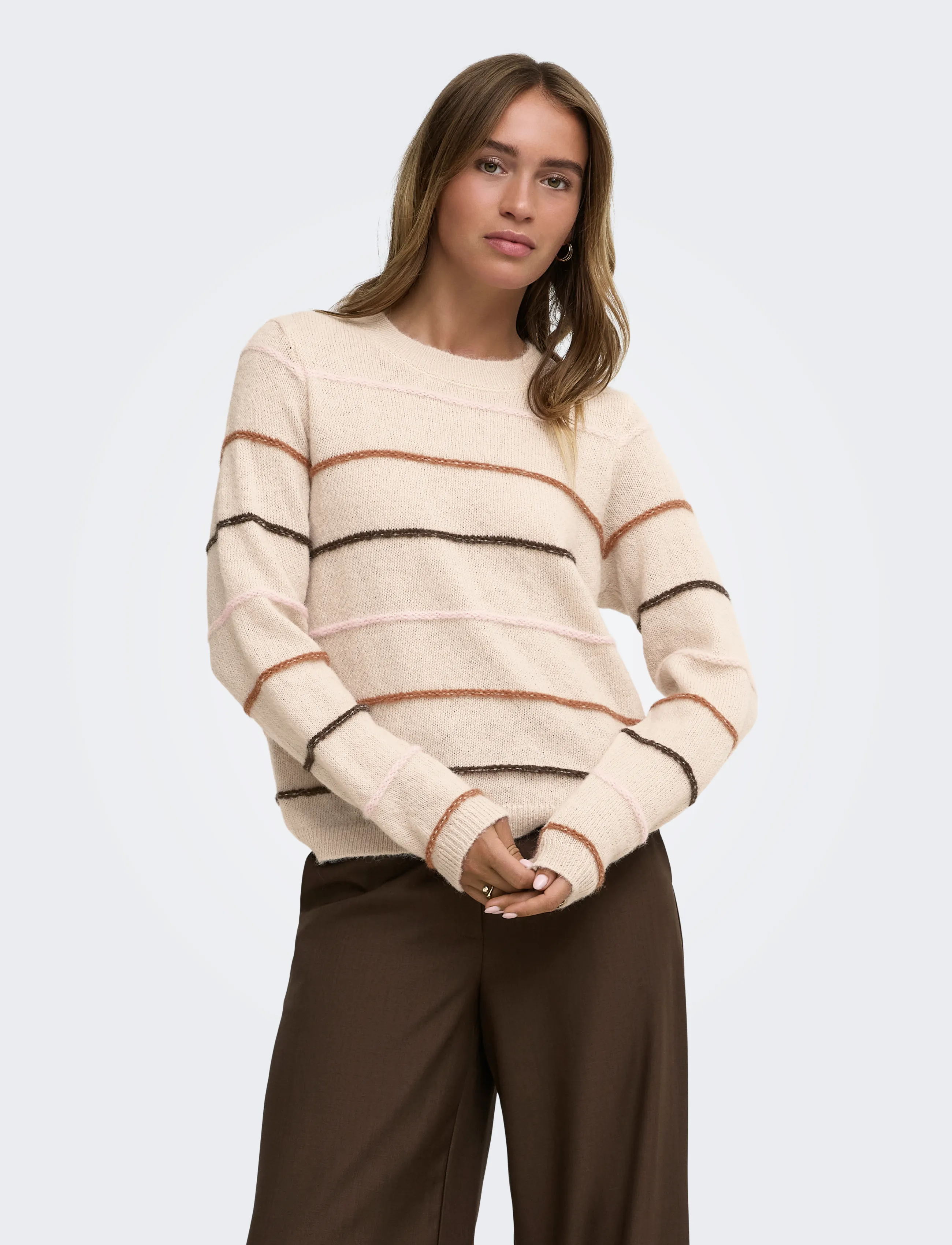 Jdysigrid Life L/S On Struc Pullover Knt