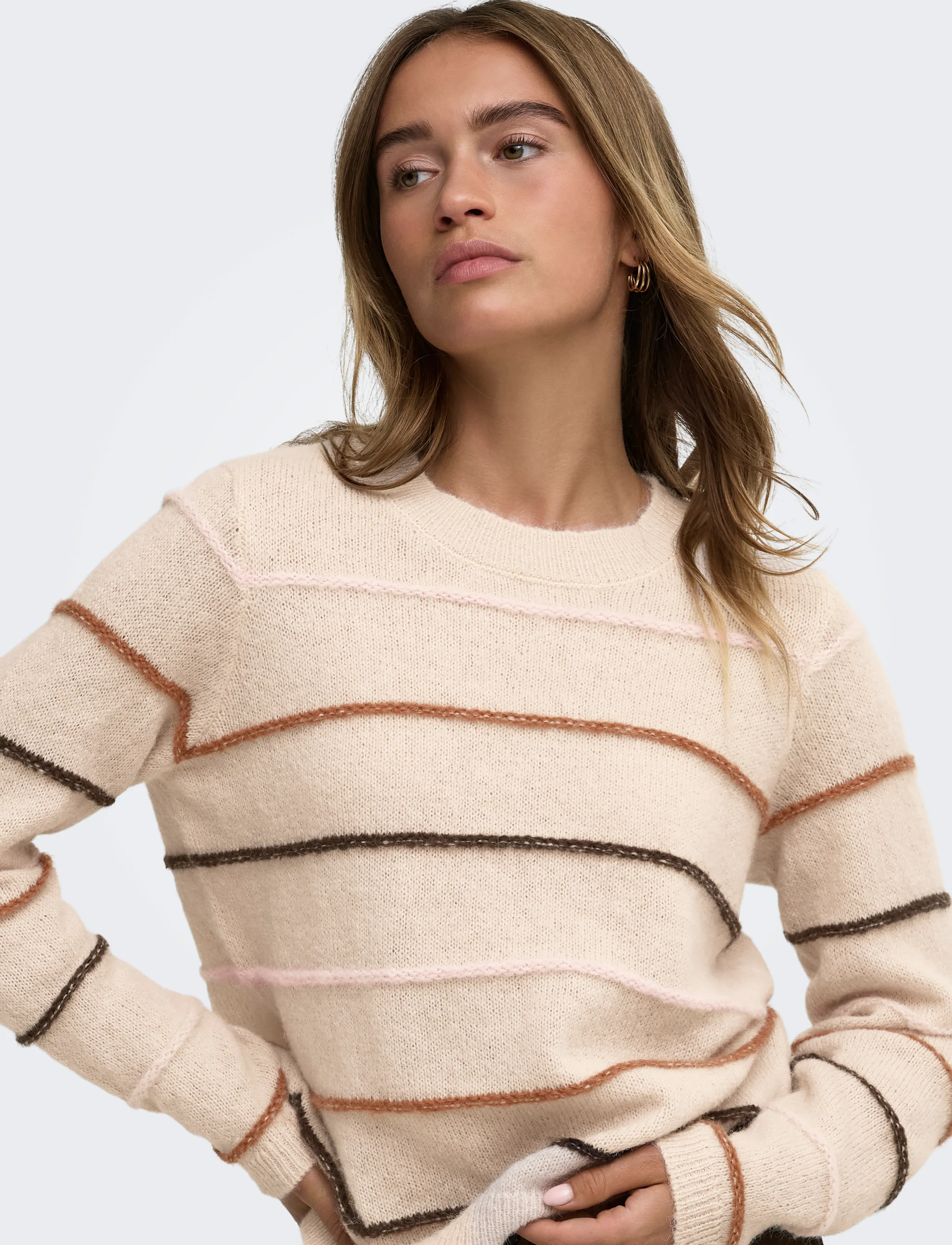 JDY Jdysigrid Life L/S On Struc Pullover Knt stickade tröjor dam – bild 6